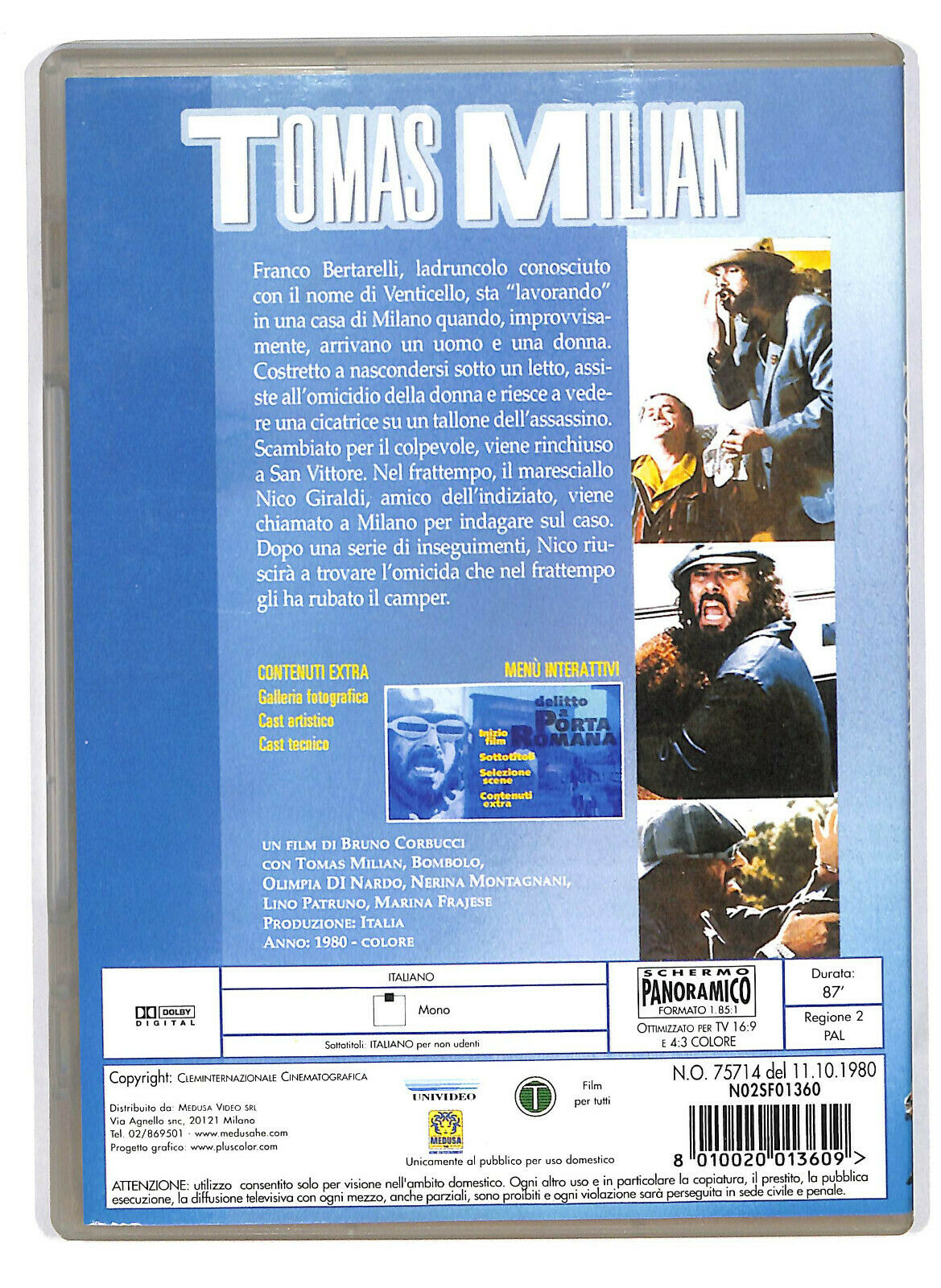 EBOND  Tomas Milian - Delitto a Porta Romana  DVD D584817