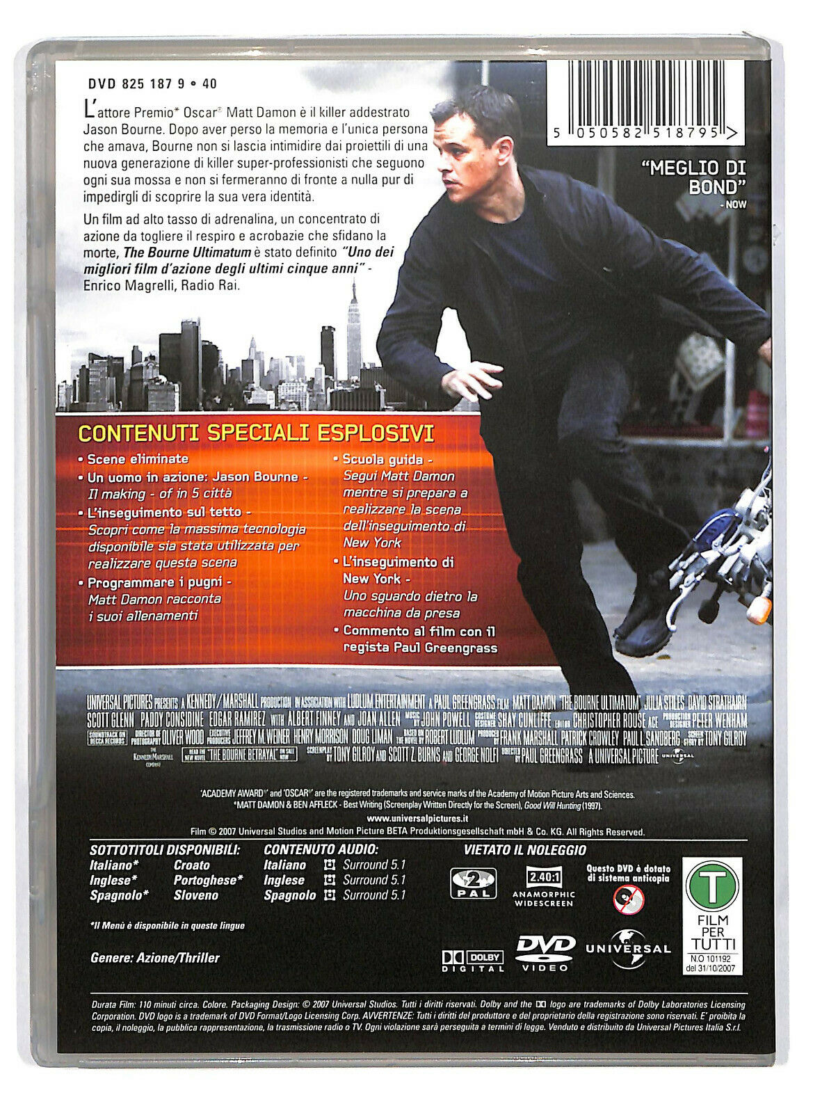 EBOND  The Bourne Ultimatum - Il Ritorno Dello Sciacallo  DVD D584839