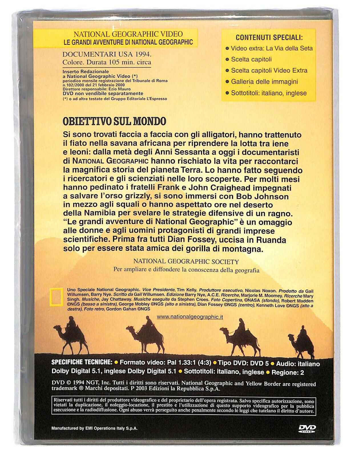EBOND Le Grandi Avventure Di National Geographic Vol. 2 DVD Editoriale D585144