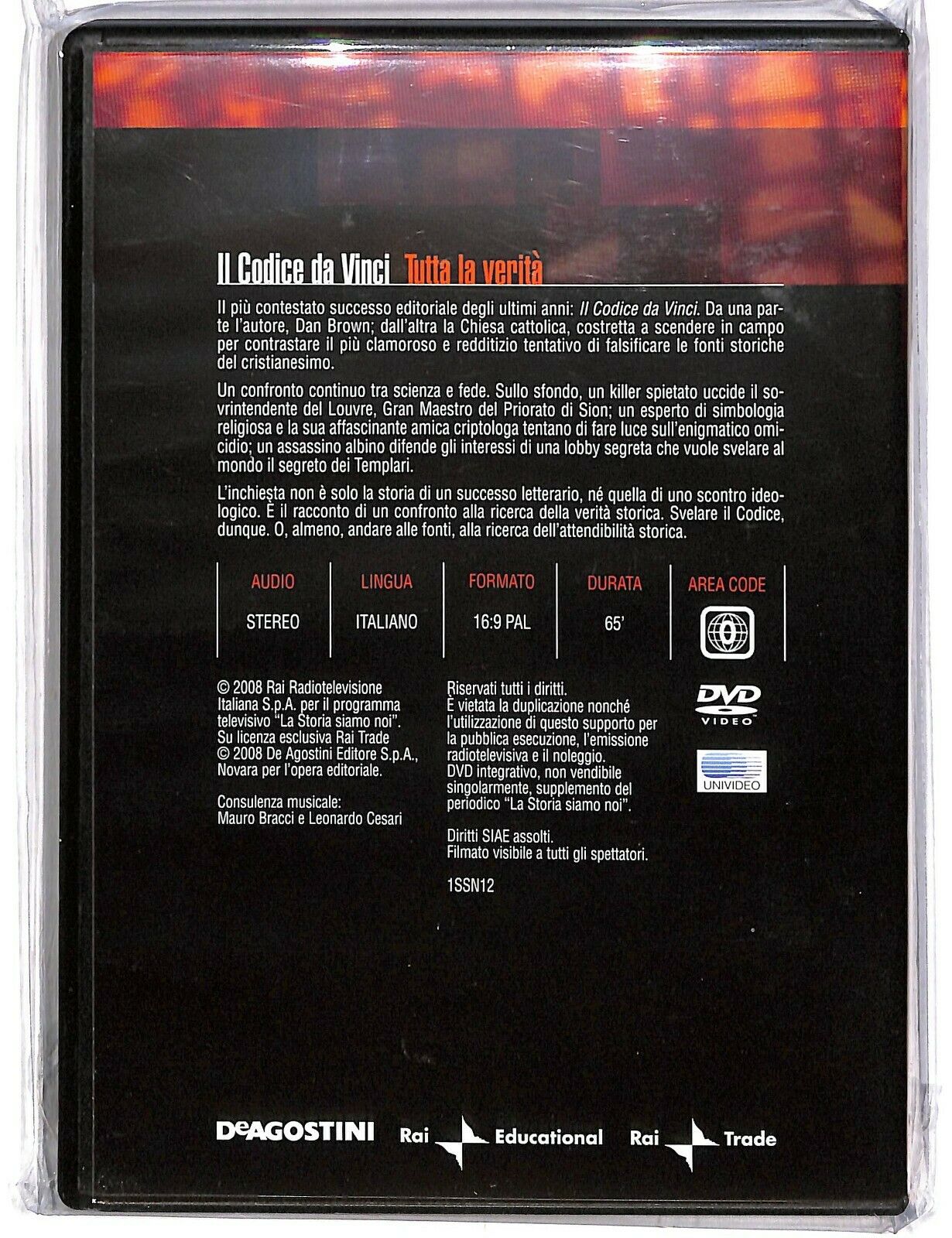 EBOND Il Codice Da Vinci Tutta La Verita N.12 La Storia Siamo Noi DVD D585157