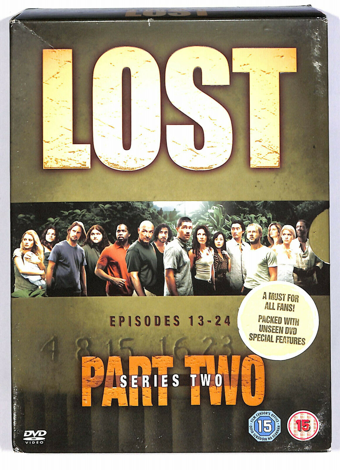 EBOND Lost -   Season 2 - Episodes 13-24 DVD  Uk Edition D585207