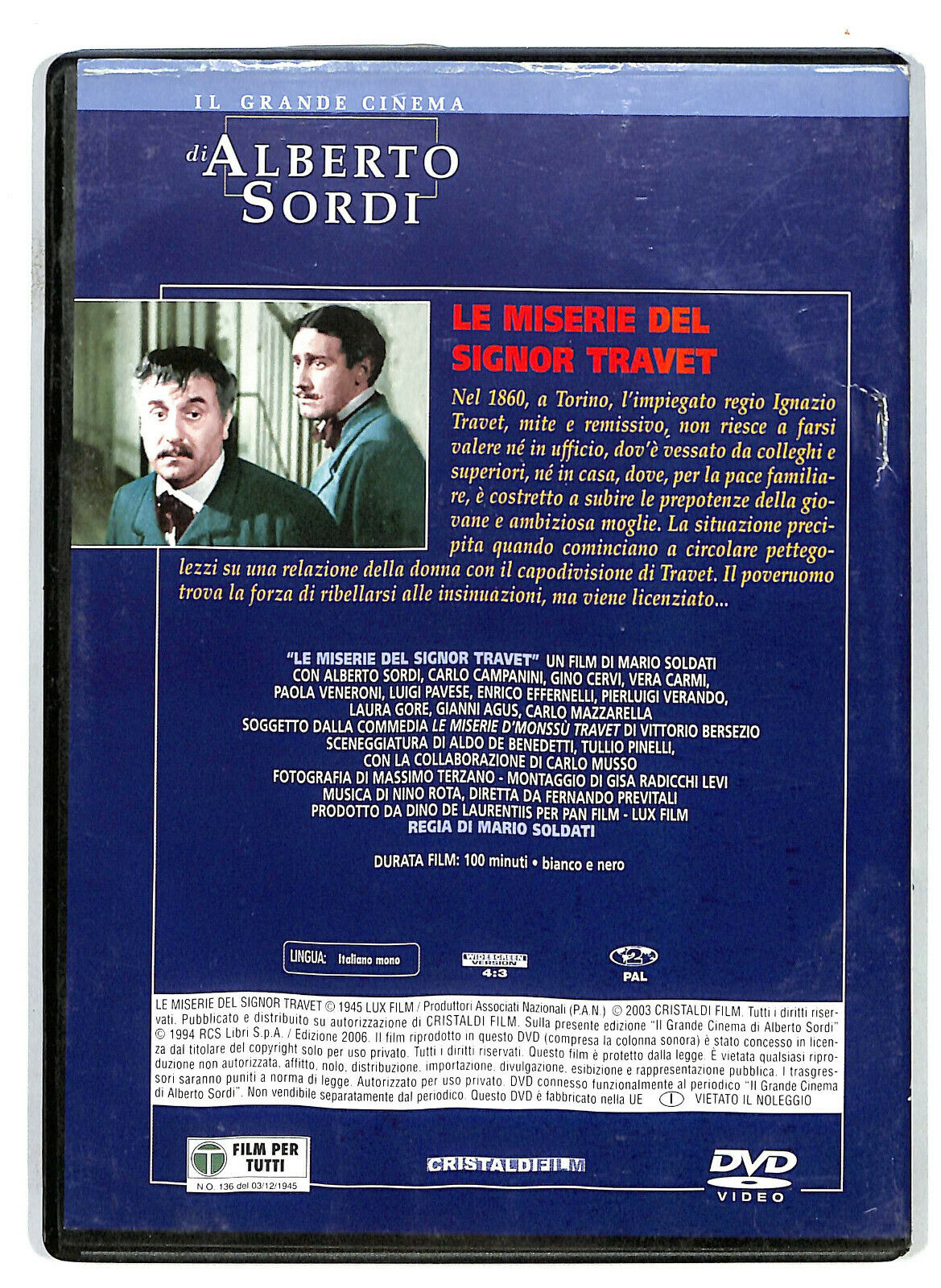 EBOND  Le Miserie Del Signor Travet DVD D585464