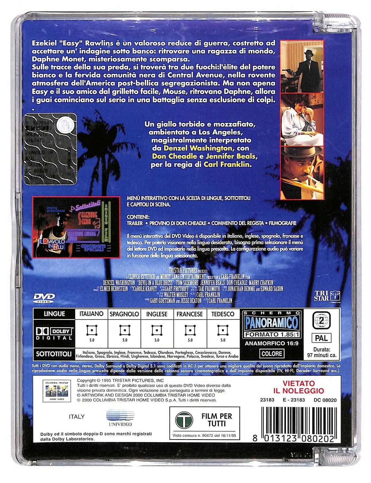 EBOND Il Diavolo In Blu Con Denzel Washington Sjb DVD D585562