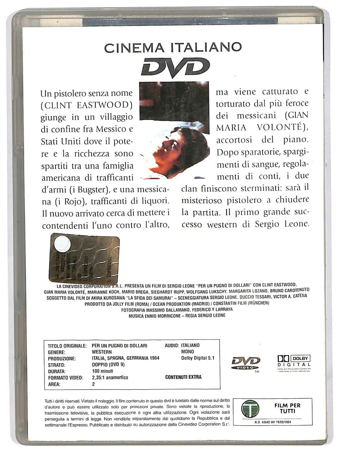 EBOND Per Un Pugno Di Dollari  DVD D585640