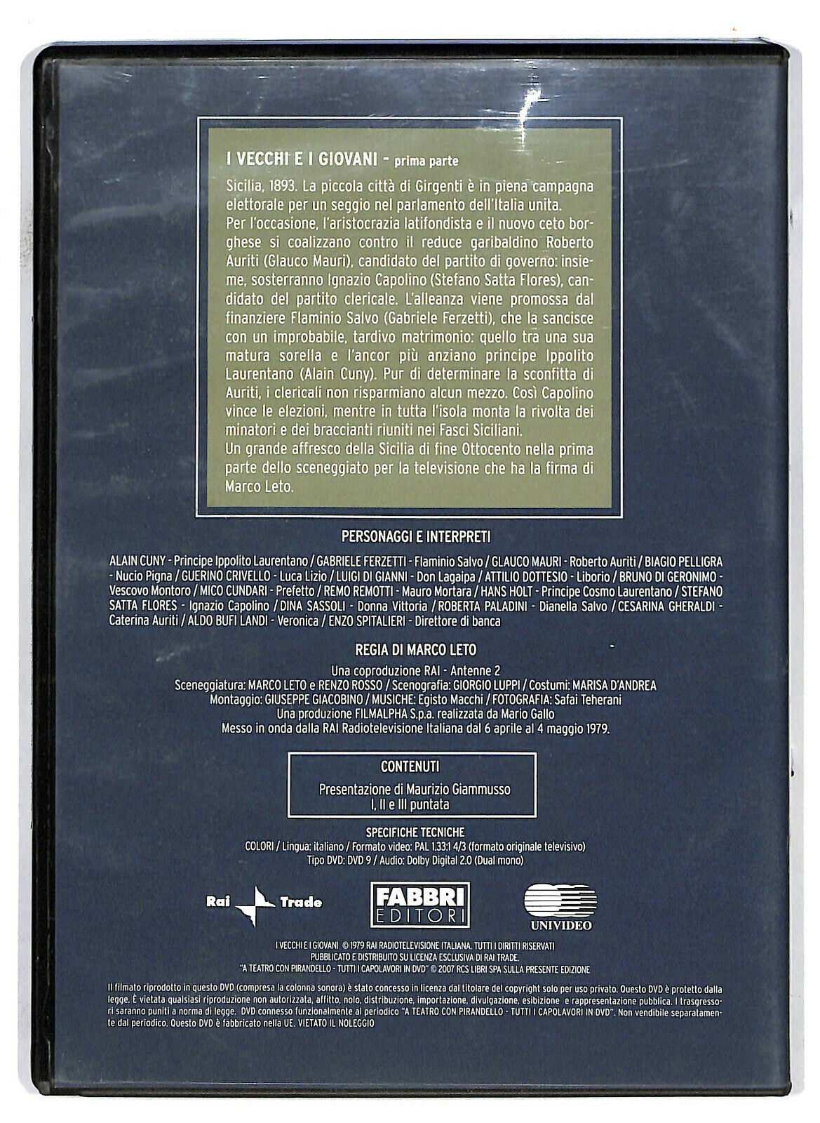 EBOND  i Vecchi e i Giovani Prima e Seconda Parte DVD D586112