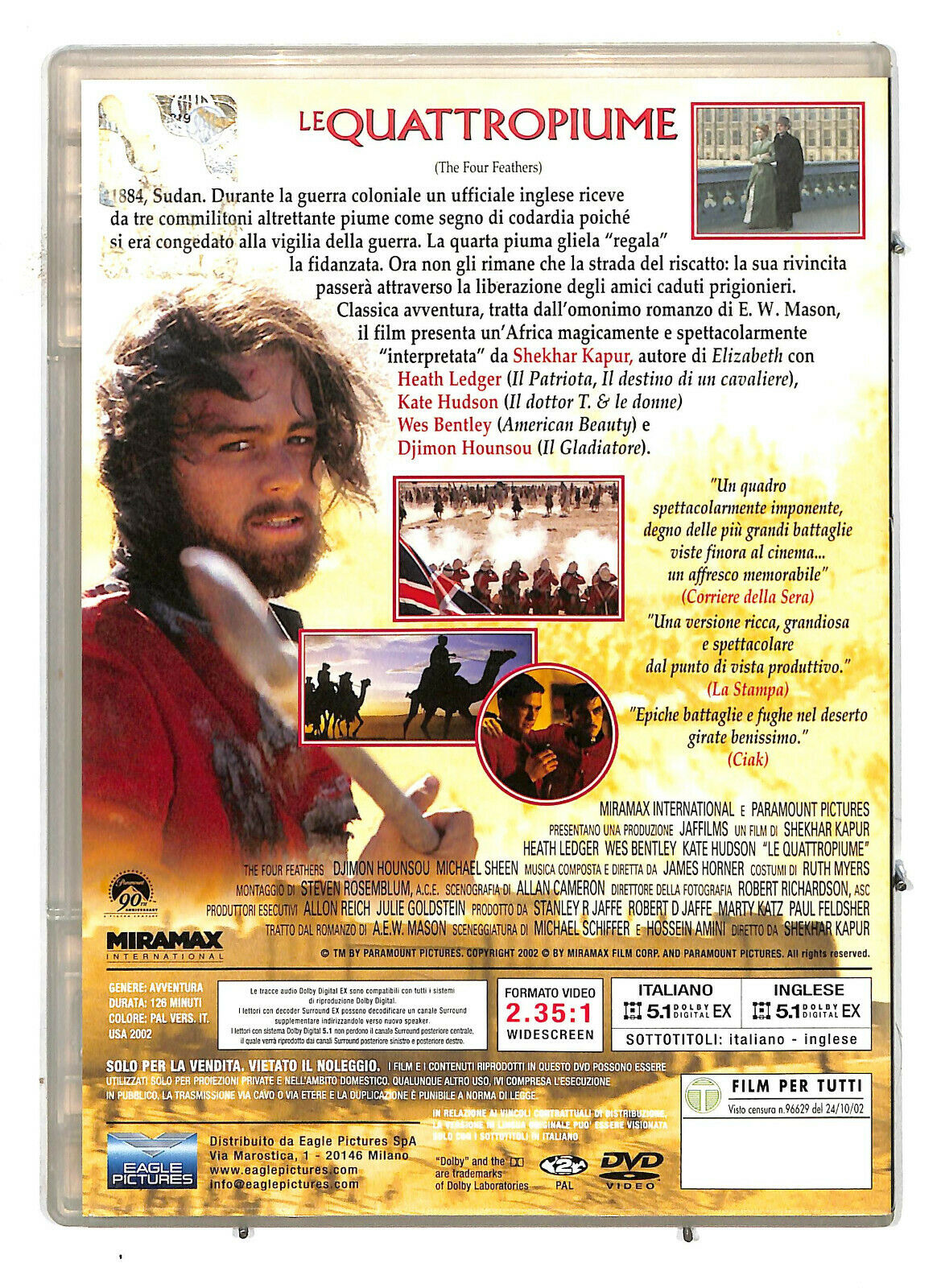 EBOND Le Quattropiume DVD Slim D586131