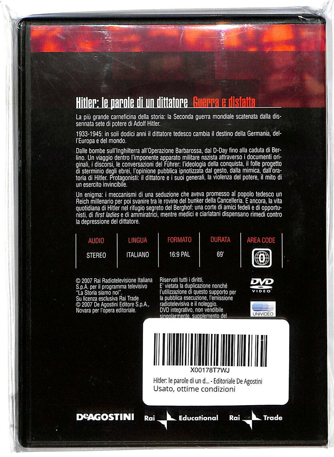 Hitler Le Parole Di Un Dittatore EBOND  DVD D586147