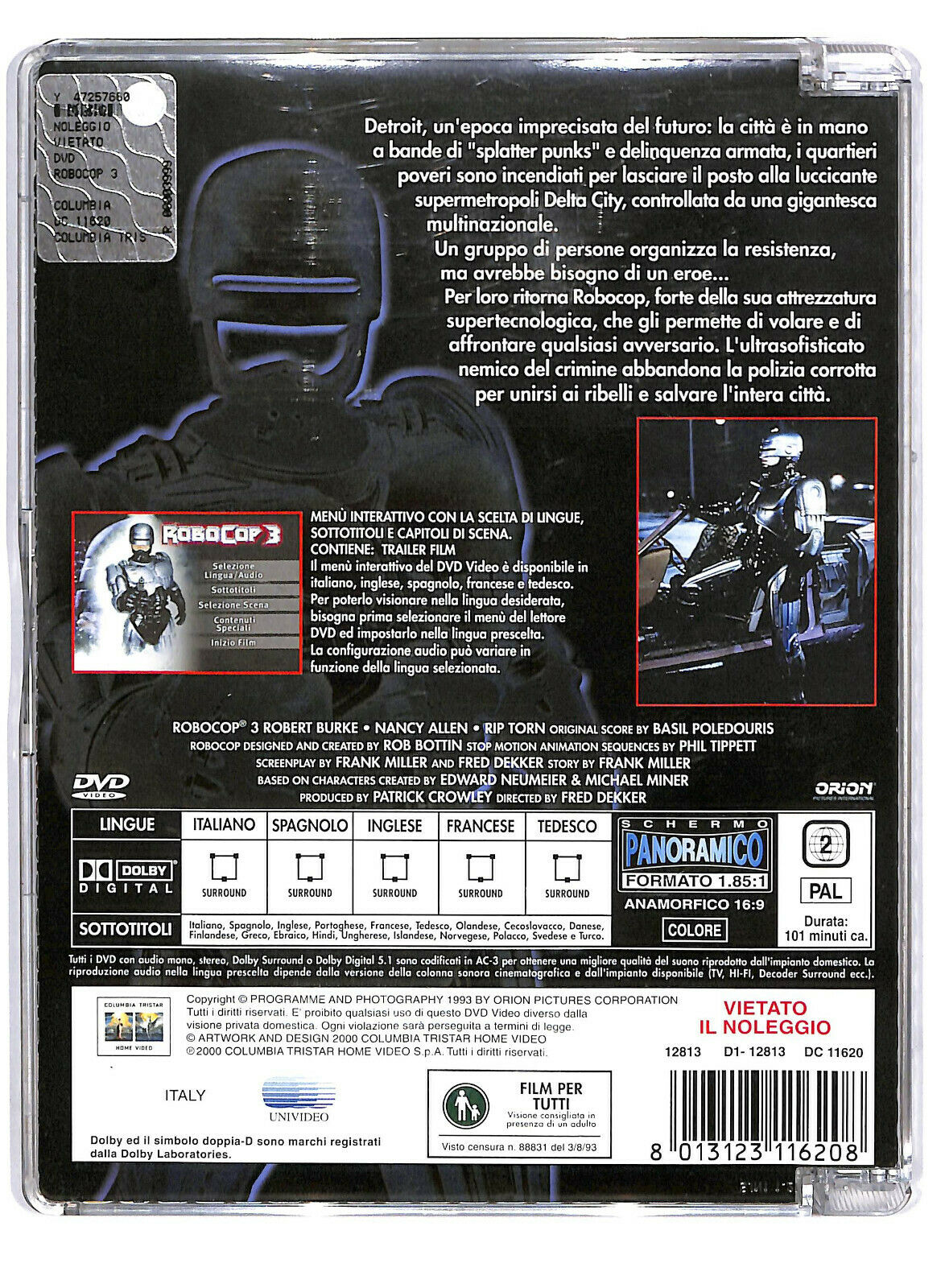 EBOND  Robocop 3 DVD Sjb D586241