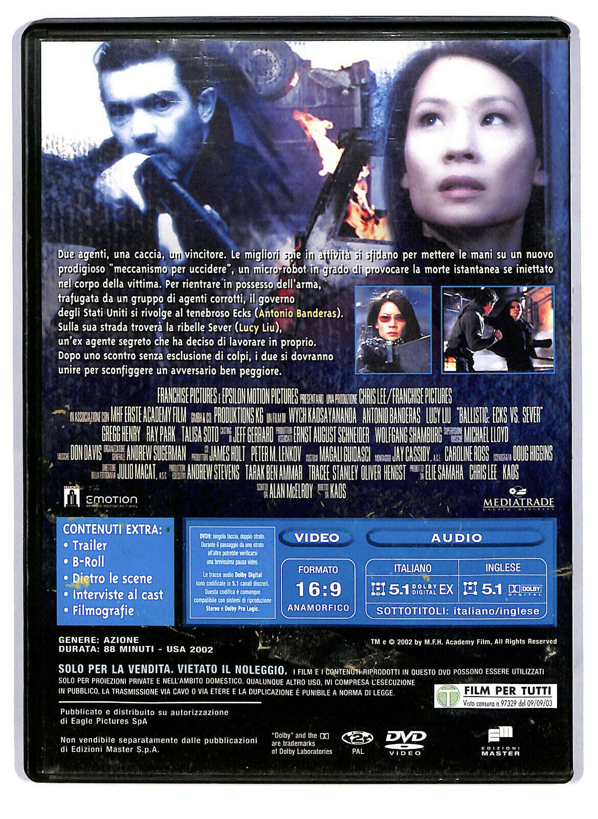 EBOND Ballistic DVD  Editoriale D586362
