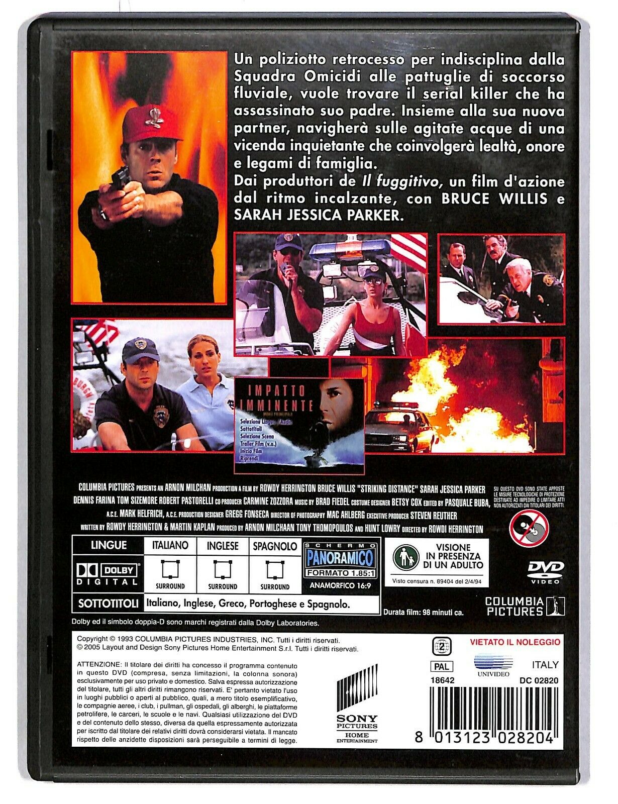 EBOND Impatto Imminente Con Bruce Willis DVD D586408