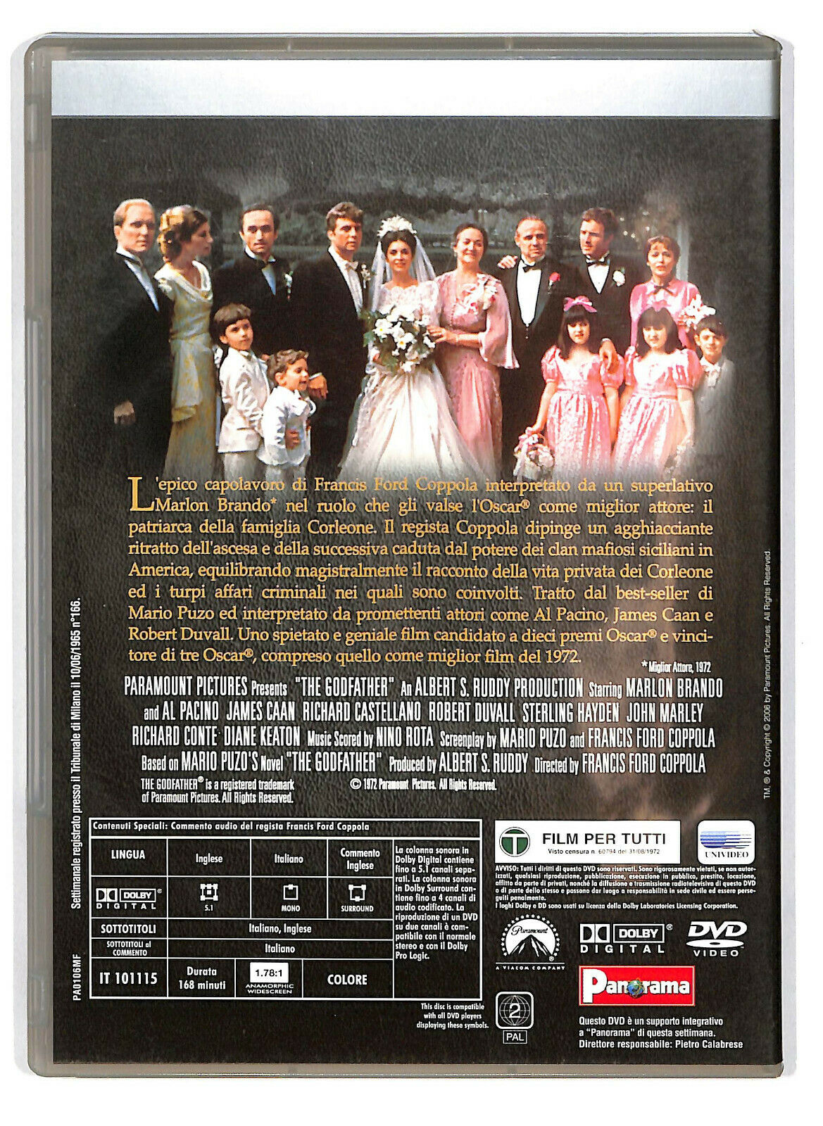 EBOND Il Padrino   DVD Editoriale D586739