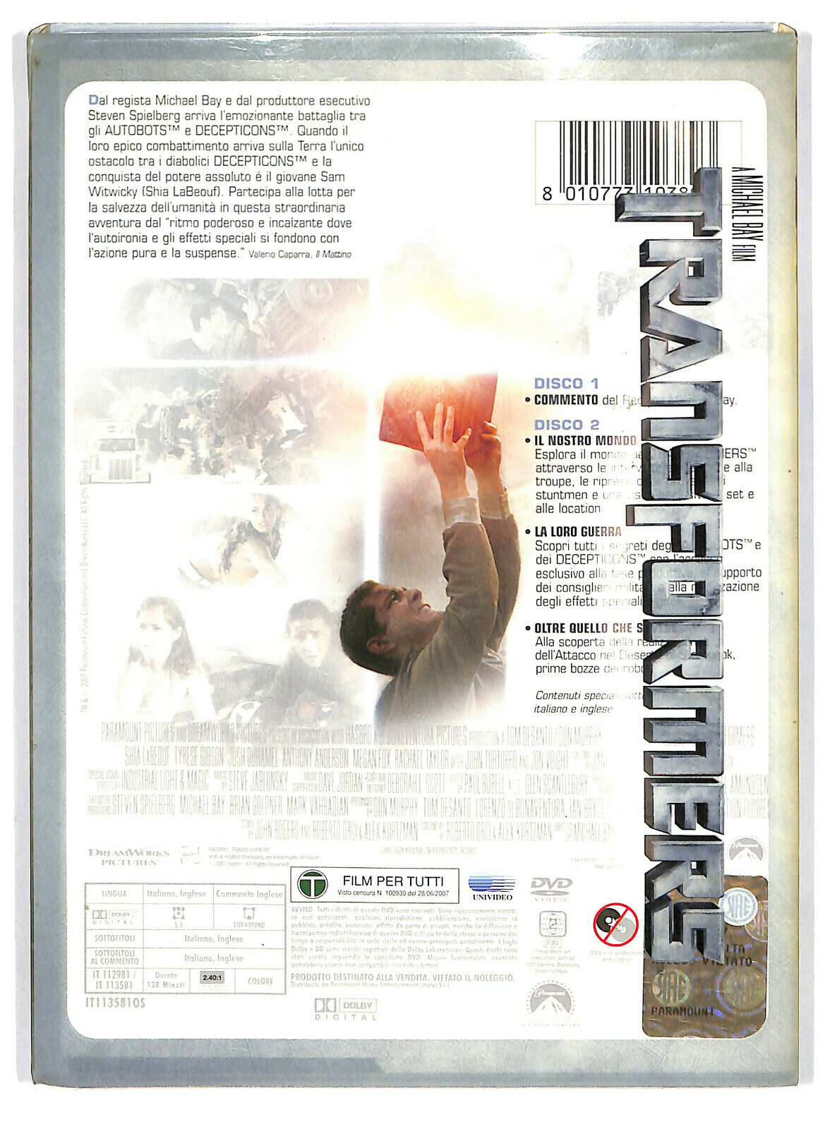 EBOND Transformers - Il Film DVD EDizione 2 Dischi D586747