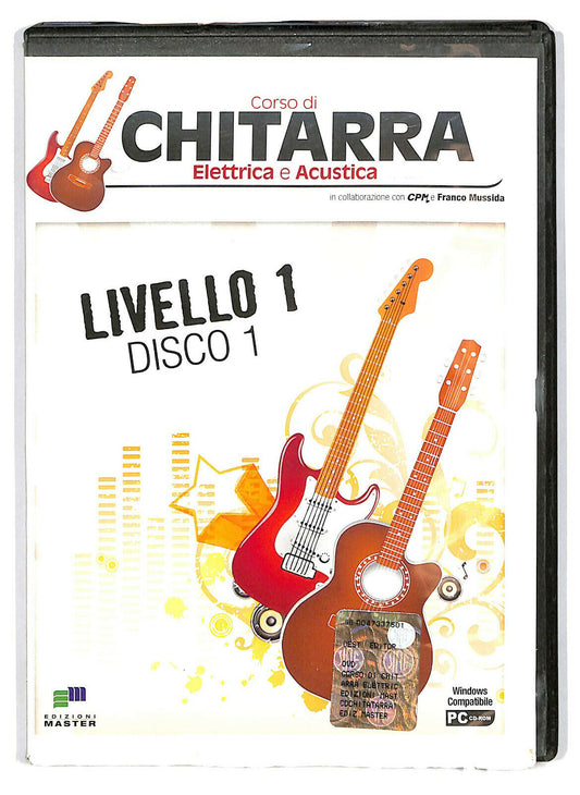 EBOND Corso Di Chitarra Elettrica e Acustica Livello 1 Disco 1 Pc-cdrom DVD D586758