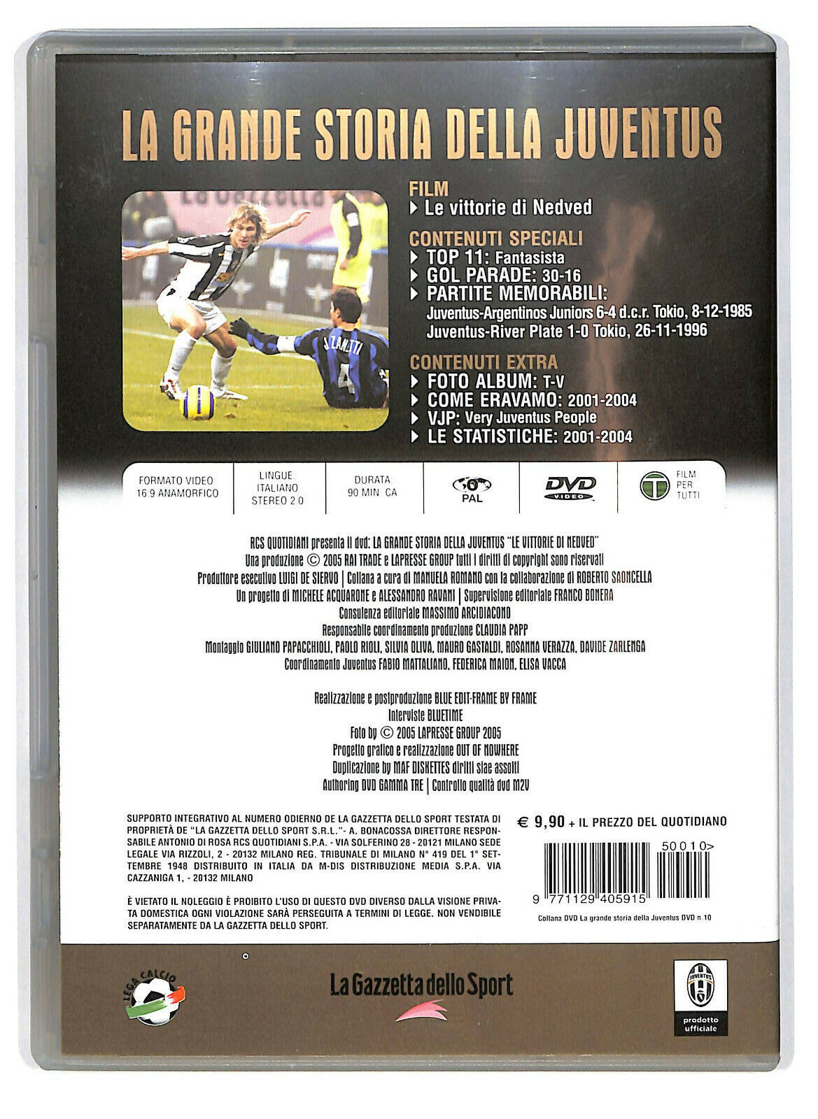 EBOND La Grande Storia Della Juventus - Le Vittorie Di Nedved Vol.10 DVD D586906