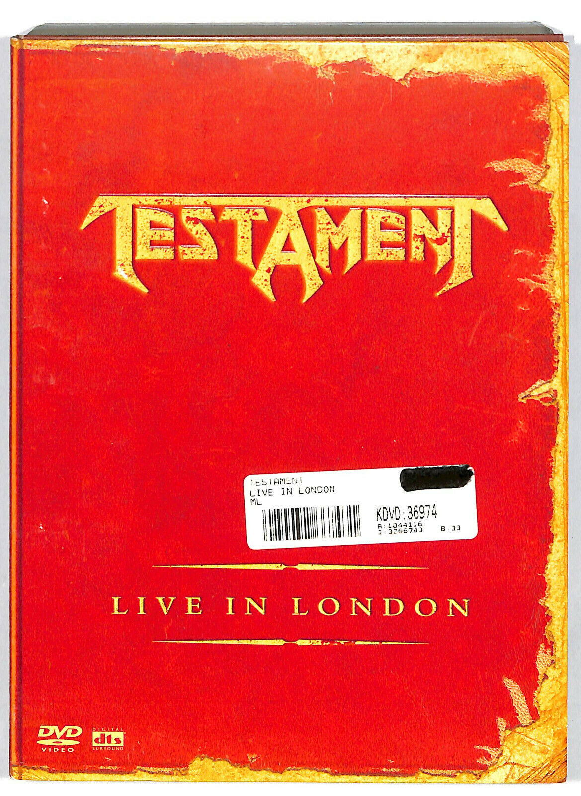 EBOND Testament - Live In London DVD D586907