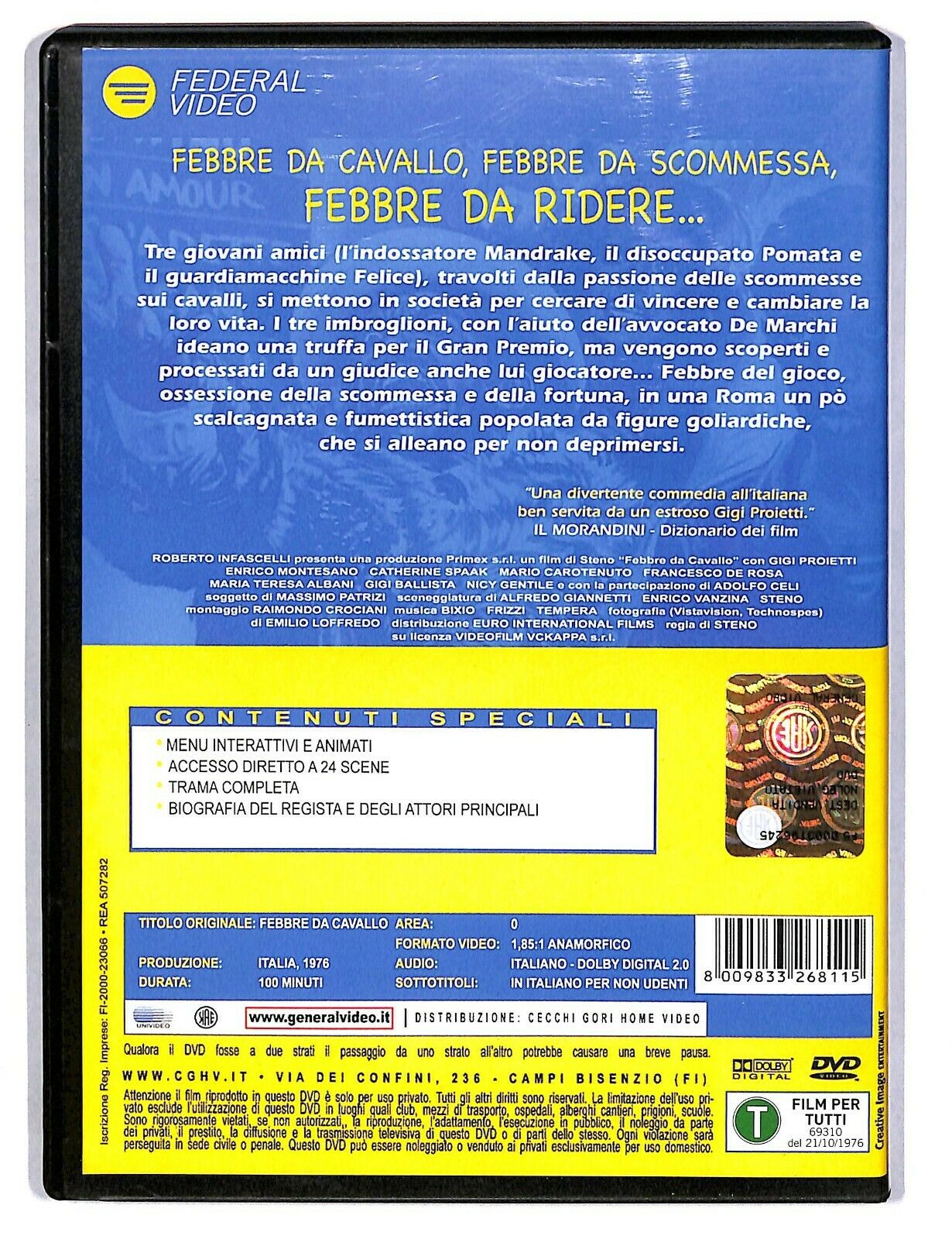EBOND Febbre Da Cavallo DVD D587256
