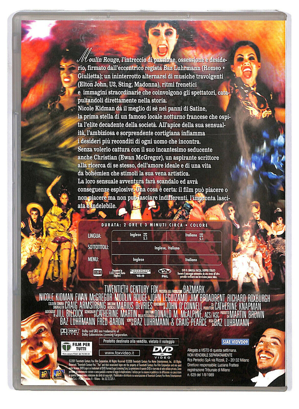 EBOND Moulin Rouge!  DVD  Editoriale D587522