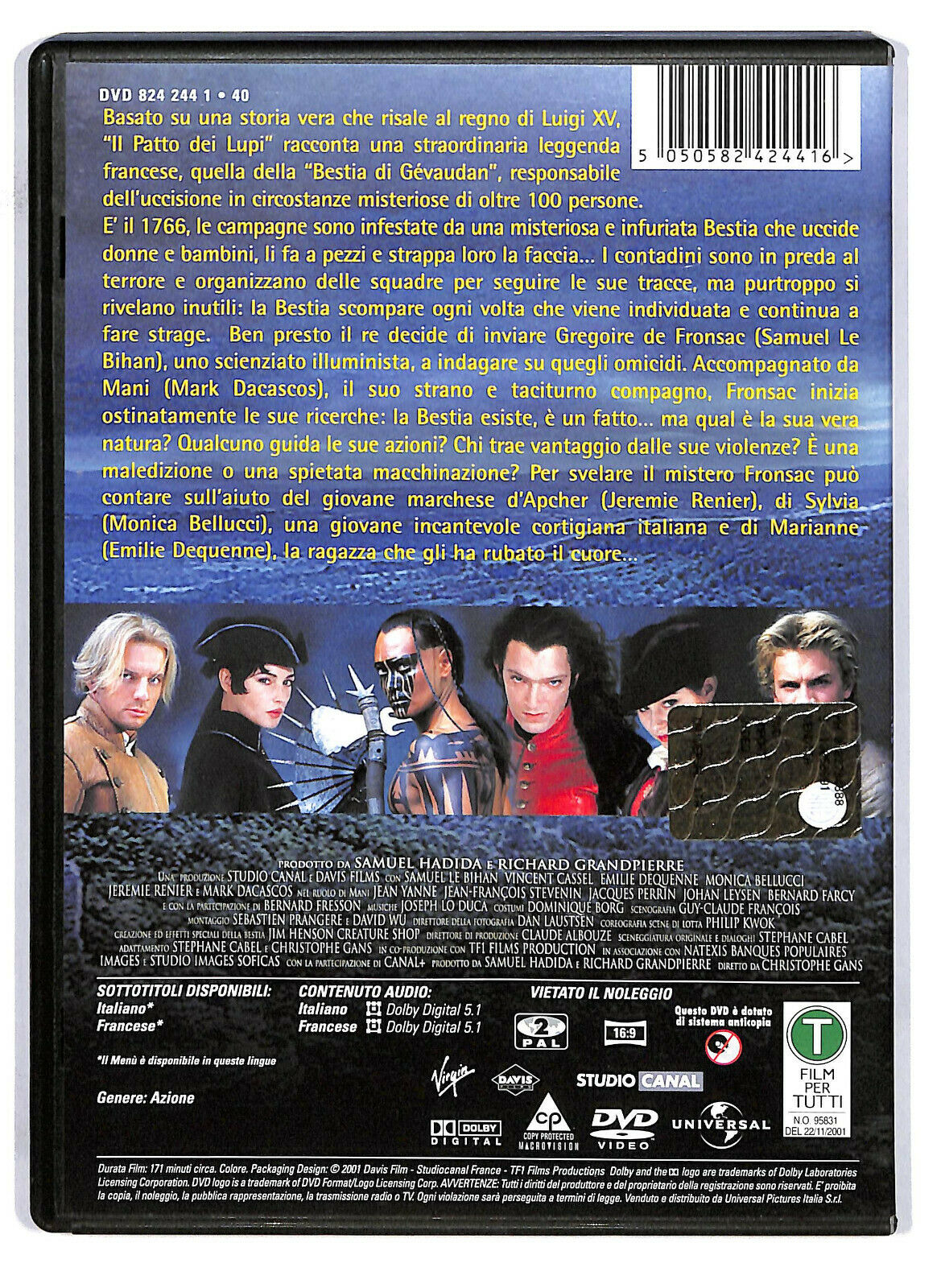 EBOND Il Patto Dei Lupi  DVD D587909