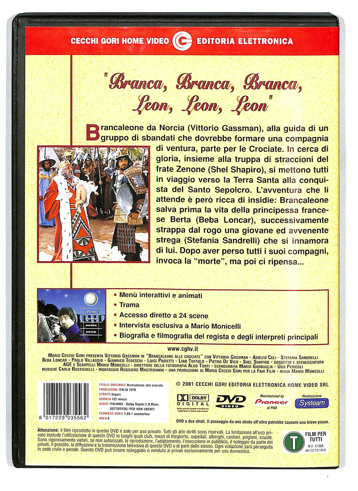 EBOND Brancaleone Alle Crociate   DVD D588049