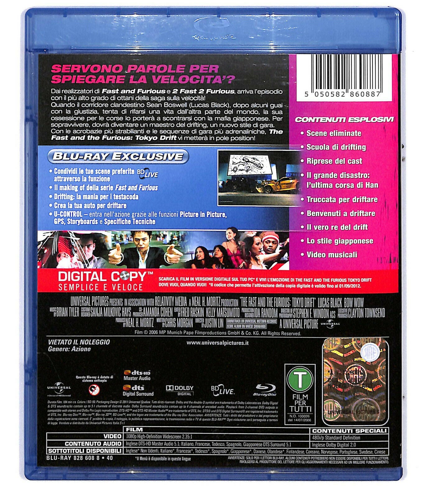 EBOND Ebondthe Fast And The Furious - Tokyo Drift   BLURAY D588313