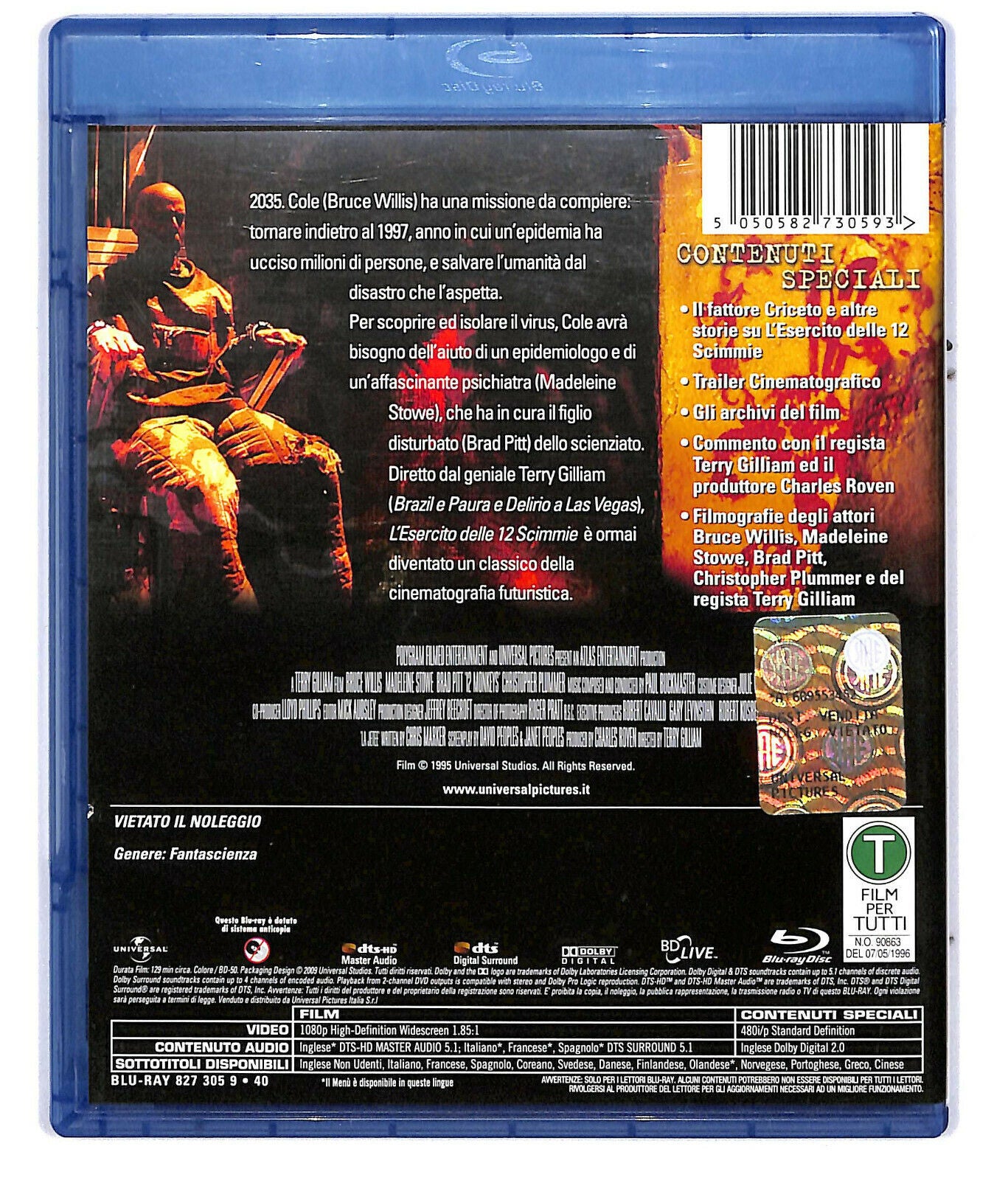 EBOND L'esercito Delle 12 Scimmie BLURAY D588326