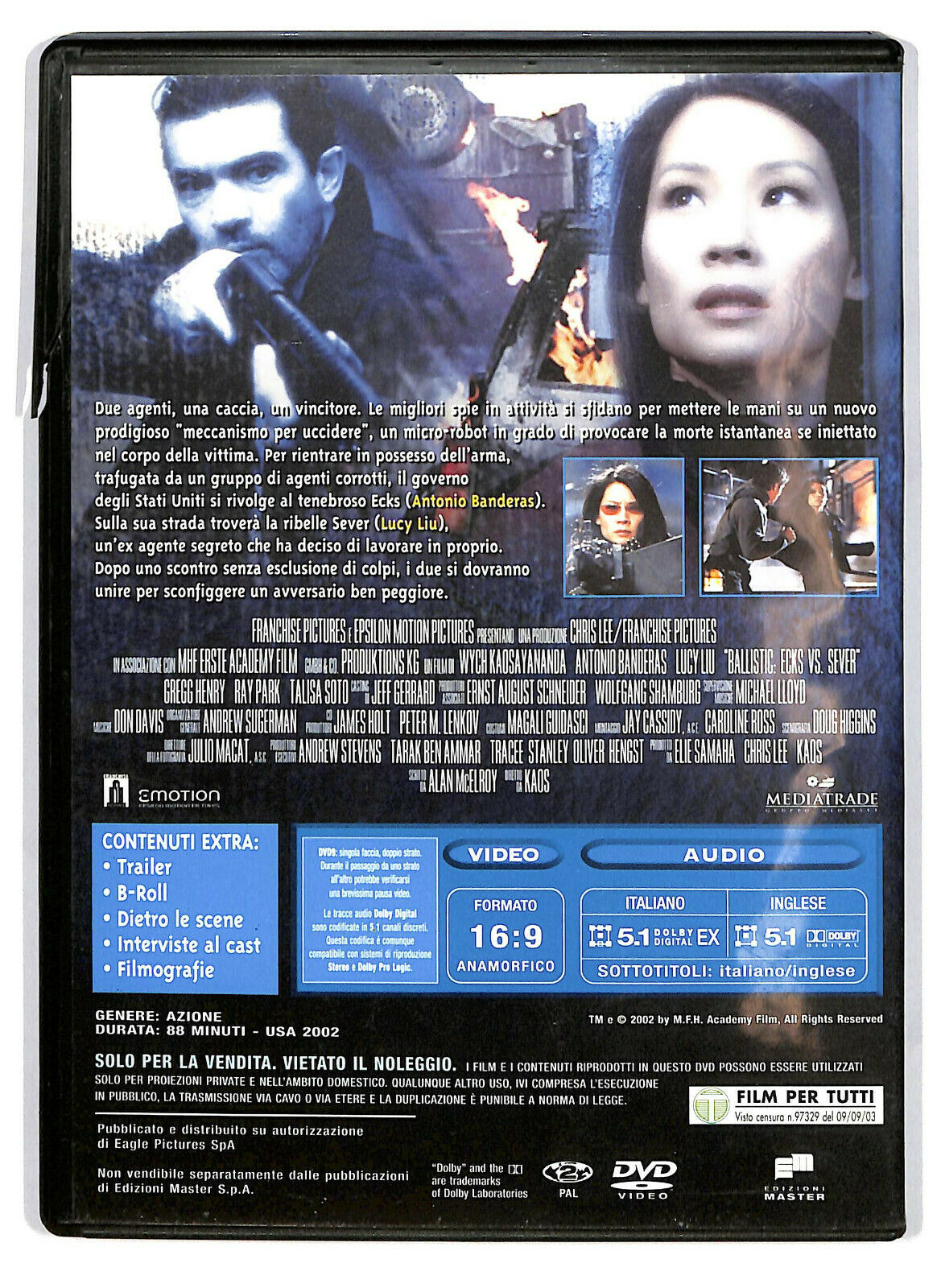 EBOND Ballistic  DVD D588626