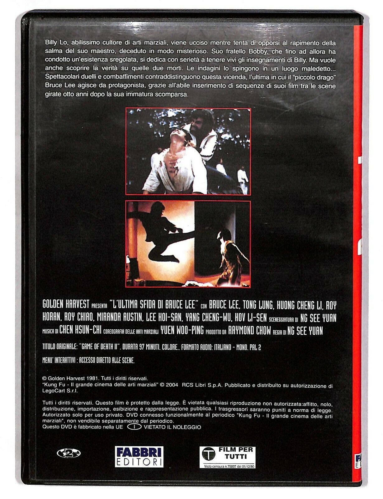 EBOND L'ultima Sfida Di Bruce Lee. Kung Fu Arti Marziali DVD Editoriale D588730