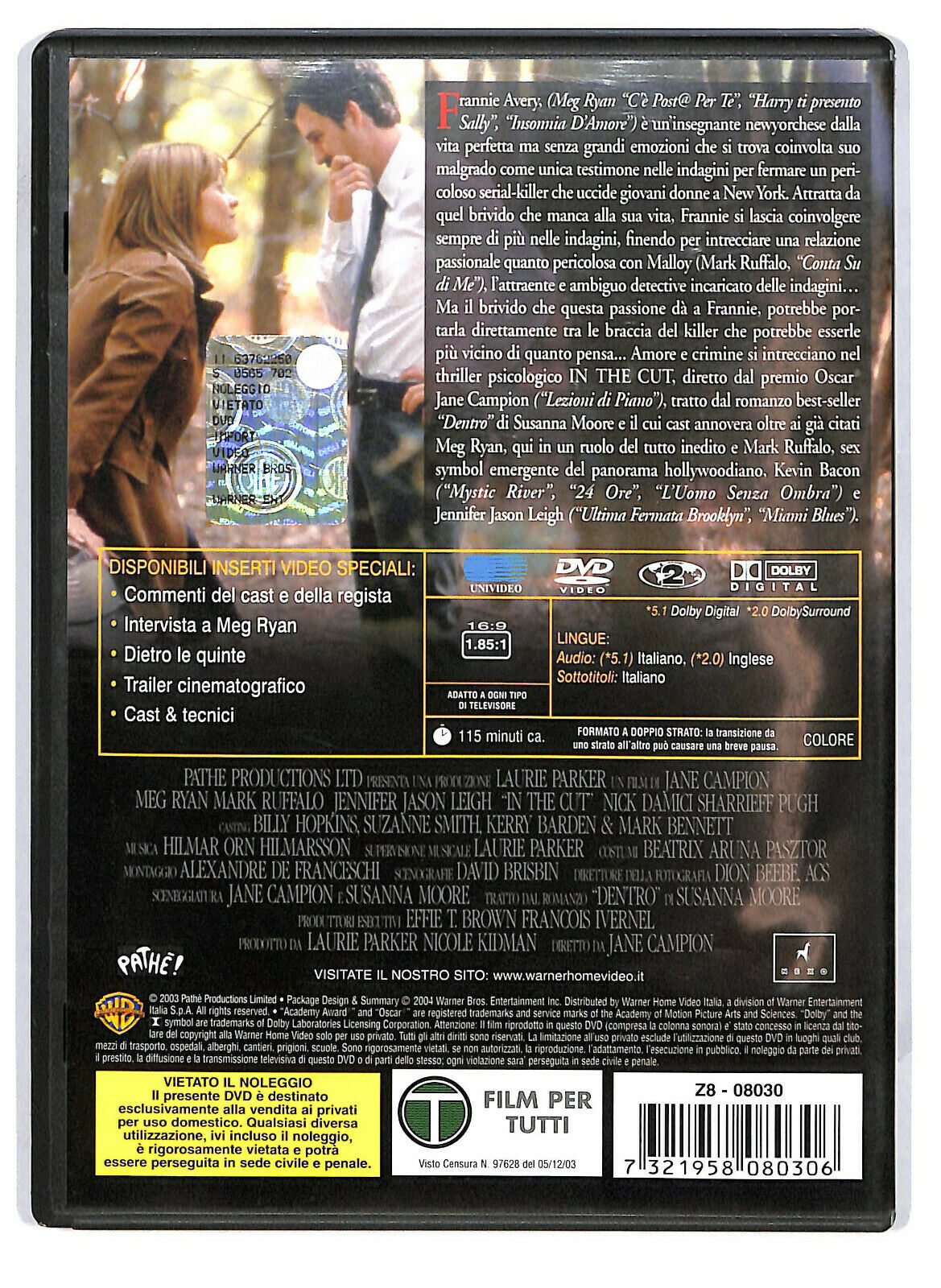 EBOND In The Cut  DVD D589152