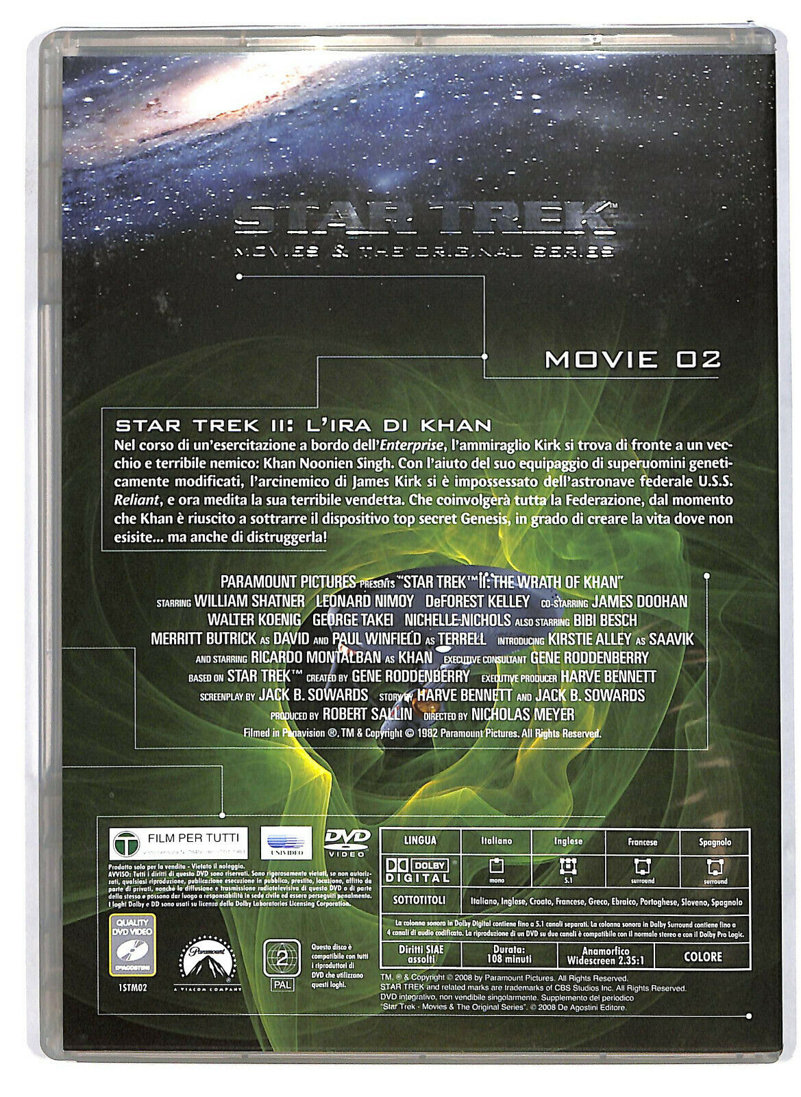 EBOND Star Trek Ii - L'ira Di Khan  DVD Editoriale D589349