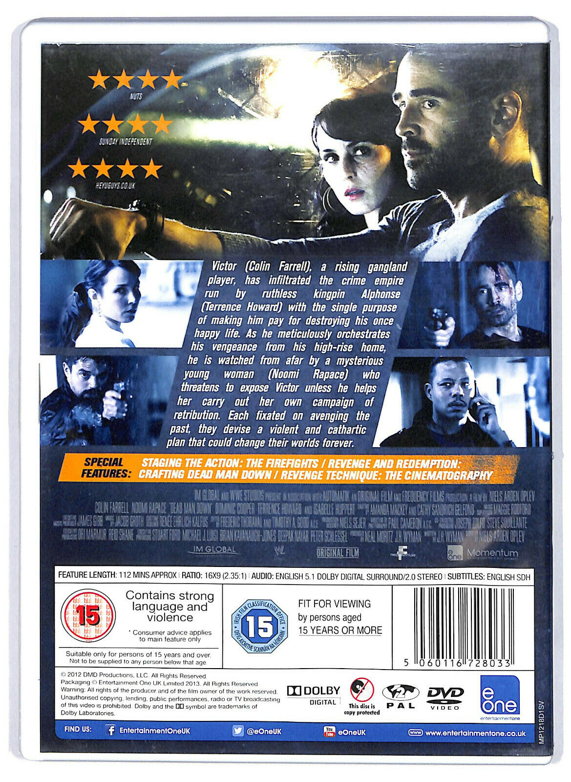 EBOND Dead Man Down DVD Uk Edition D589611