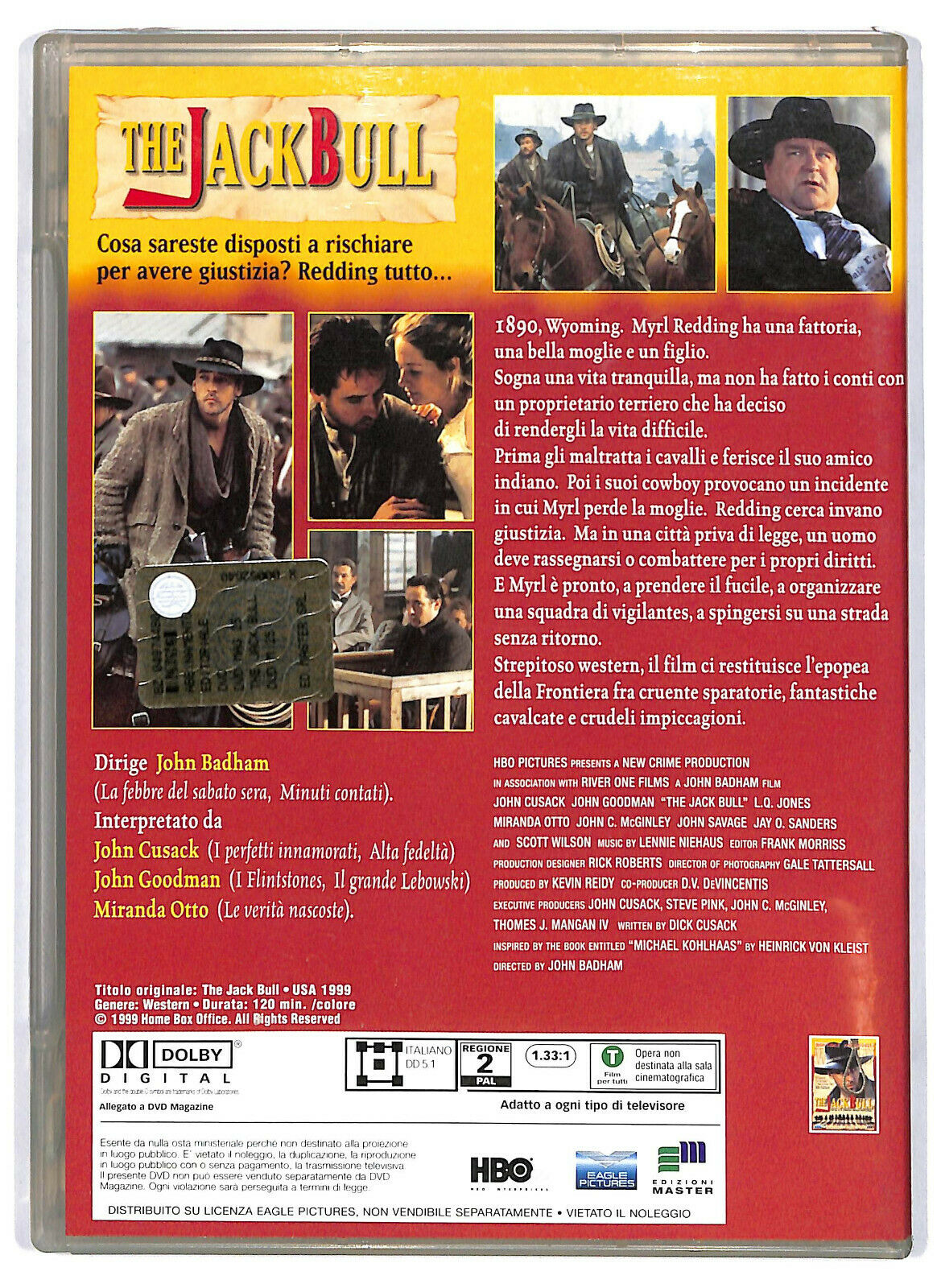 EBOND The Jack Bull DVD  Editoriale D589625