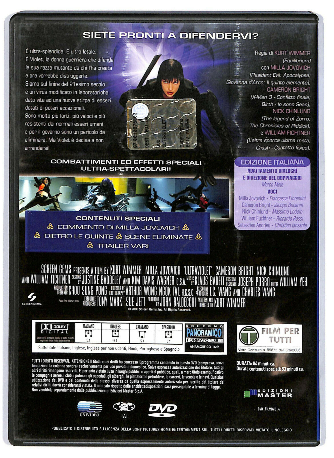 EBOND Ultraviolet  DVD  Editoriale D589654