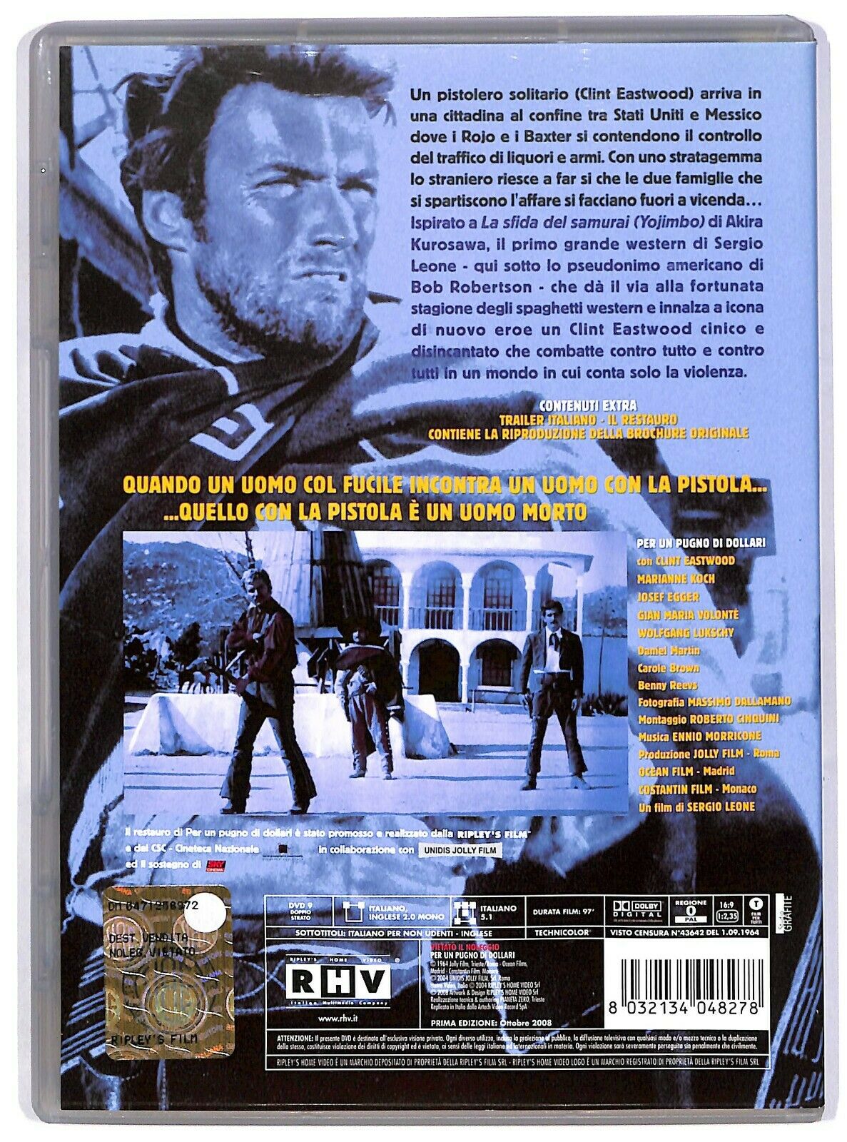 EBOND Per Un Pugno Di Dollari (versione Restaurata) Clint Eastwood DVD D589736