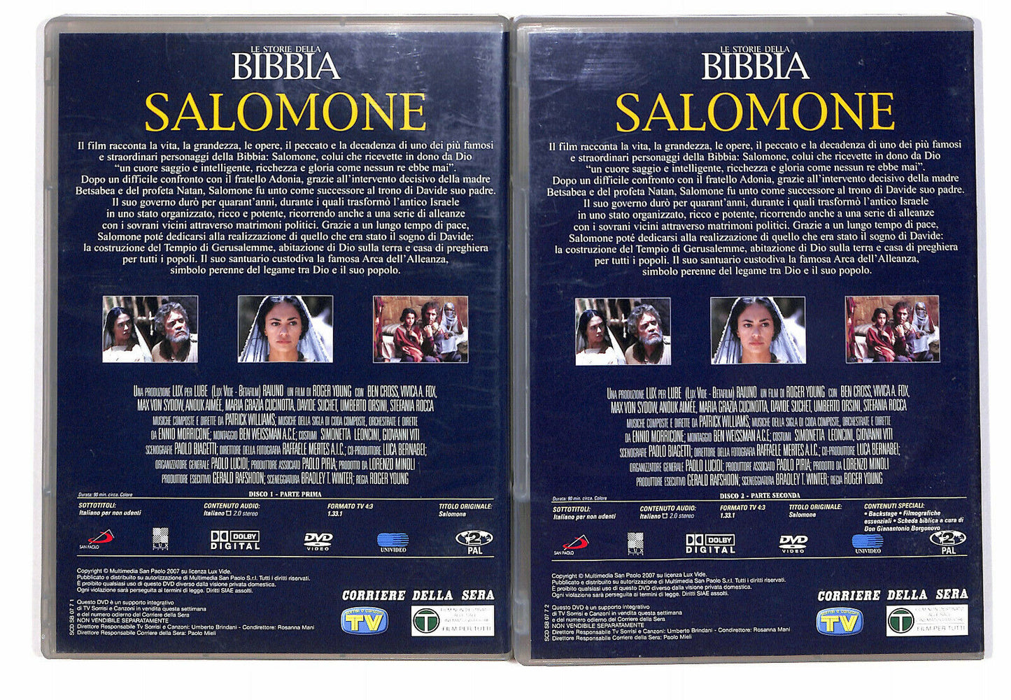 EBOND Le Storie Della Bibbia - Salomone Disco 1-2  DVD Editoriale D590002