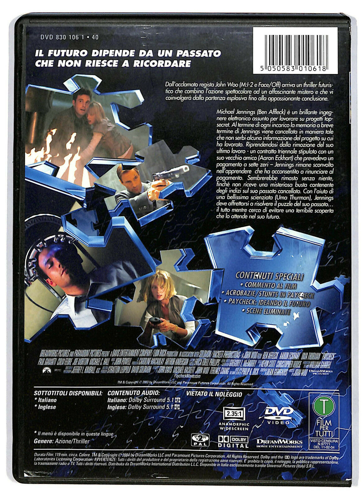 EBOND Paycheck DVD D590042