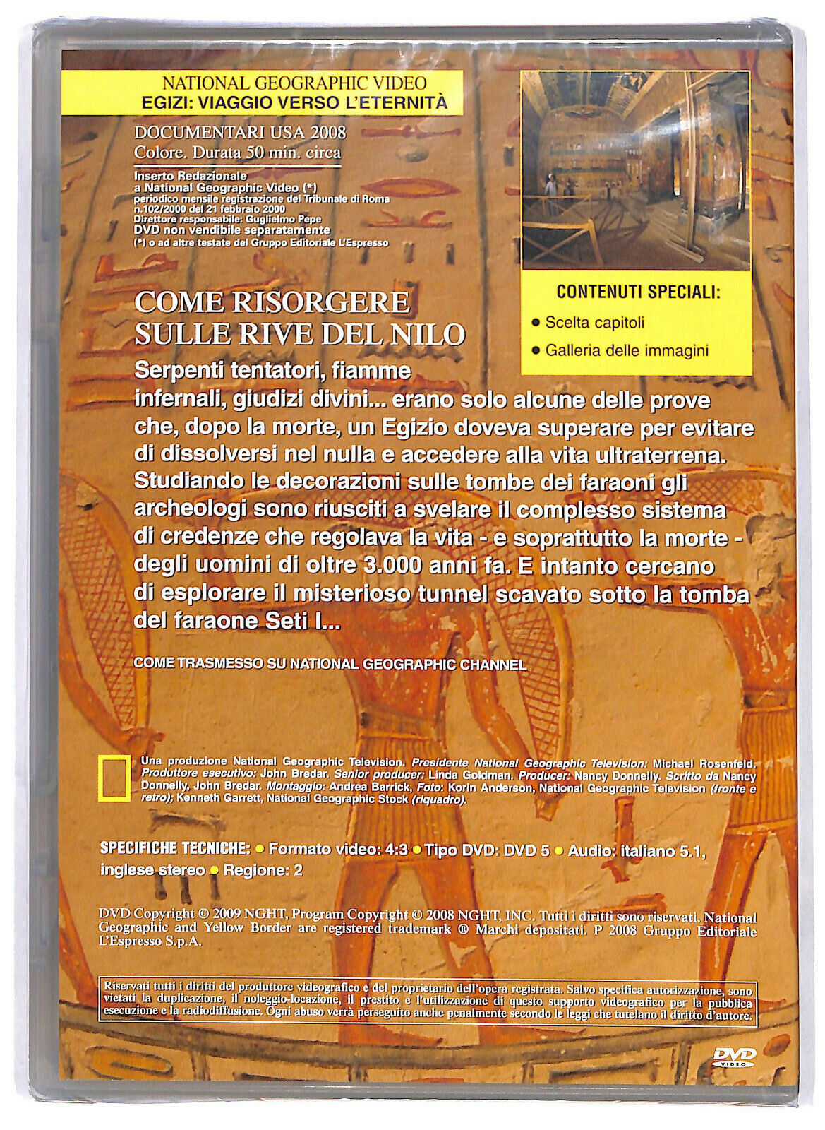 EBOND  Egizi Viaggio Verso L'eternita - National Geographic Vol.80 DVD D590202