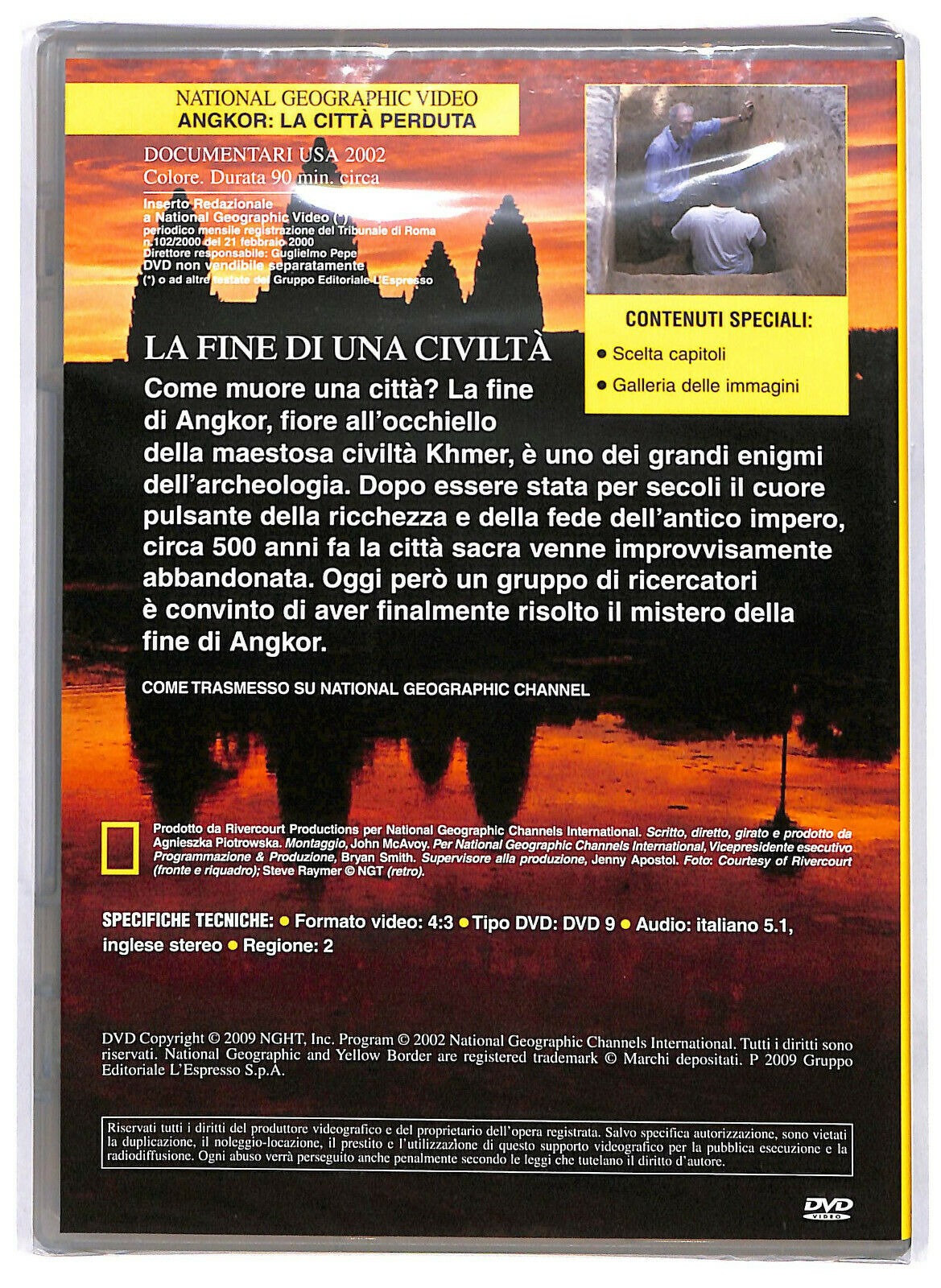 EBOND Angkor La Citta Perduta National Geographic Vol.78 DVD D590204