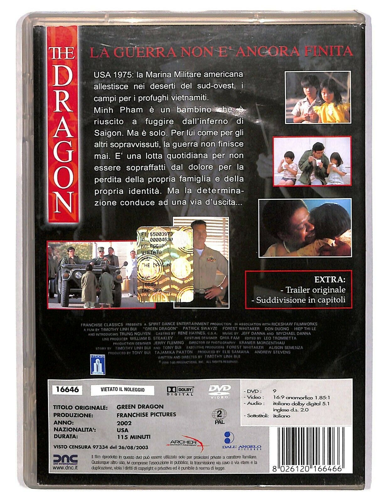 EBOND  The Dragon Con Patrick Swayze DVD D590535