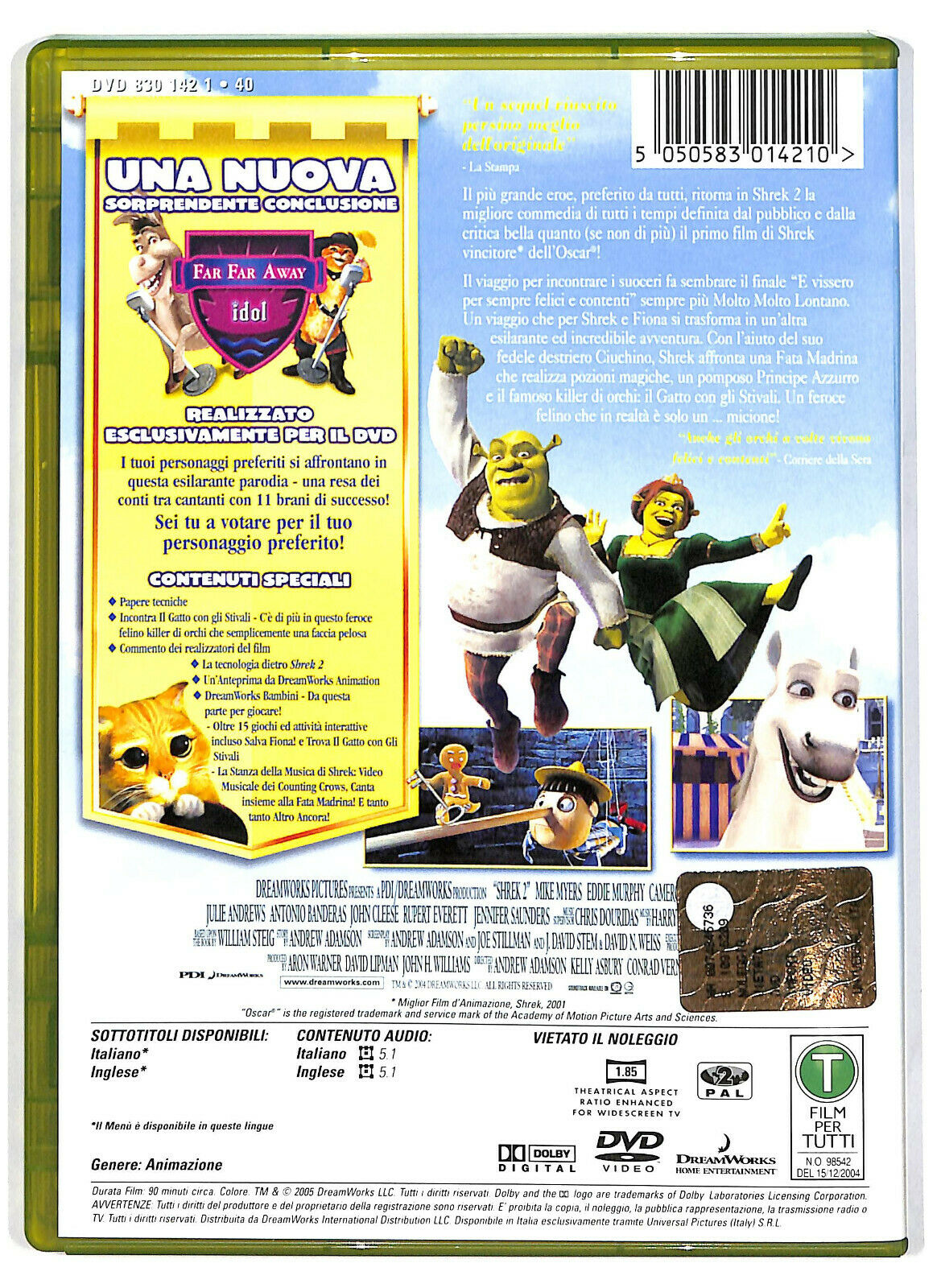 EBOND Shrek 2 DVD D590721