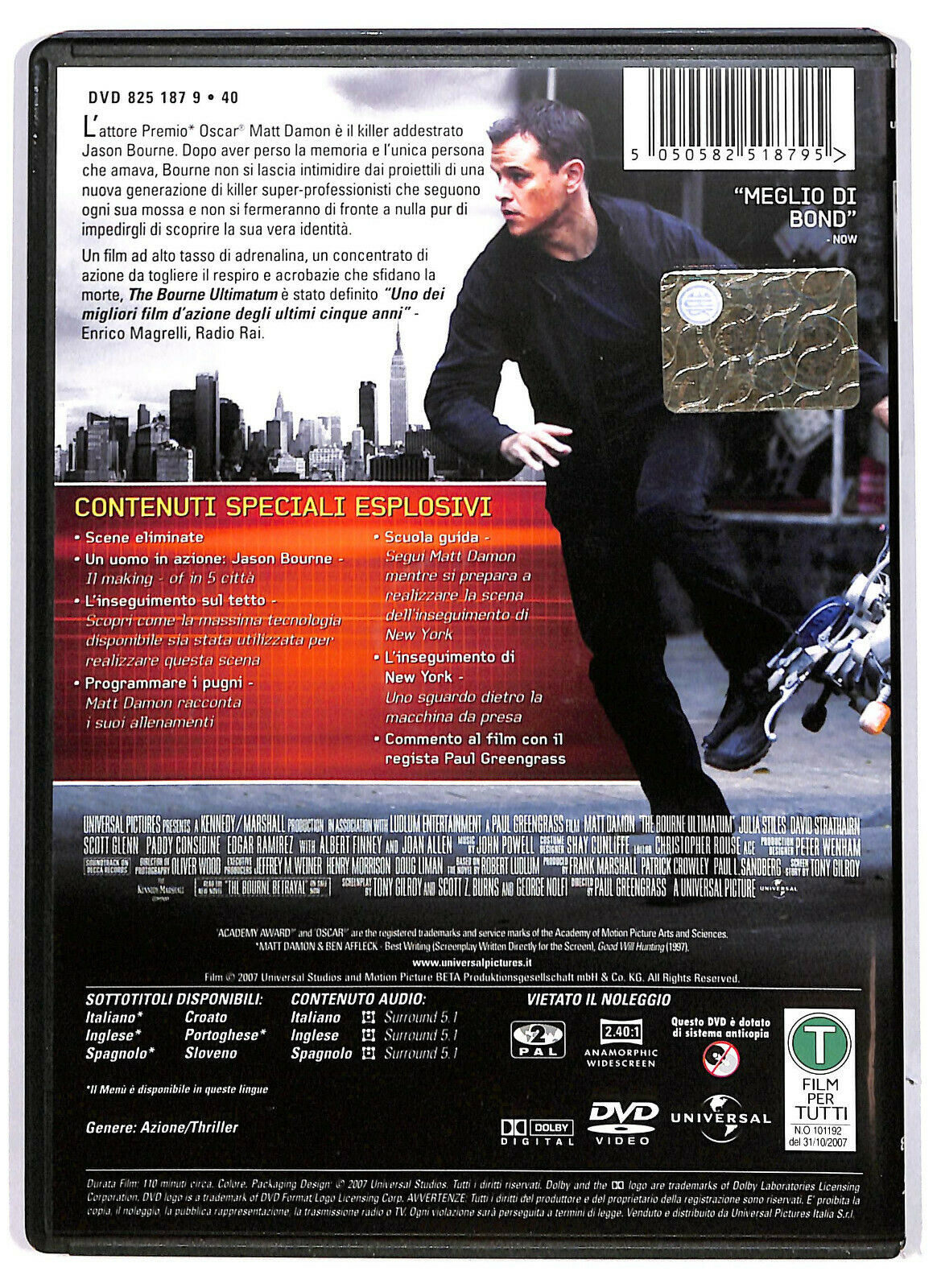 EBOND The Bourne Ultimatum - Il Ritorno Dello Sciacallo   DVD D590759