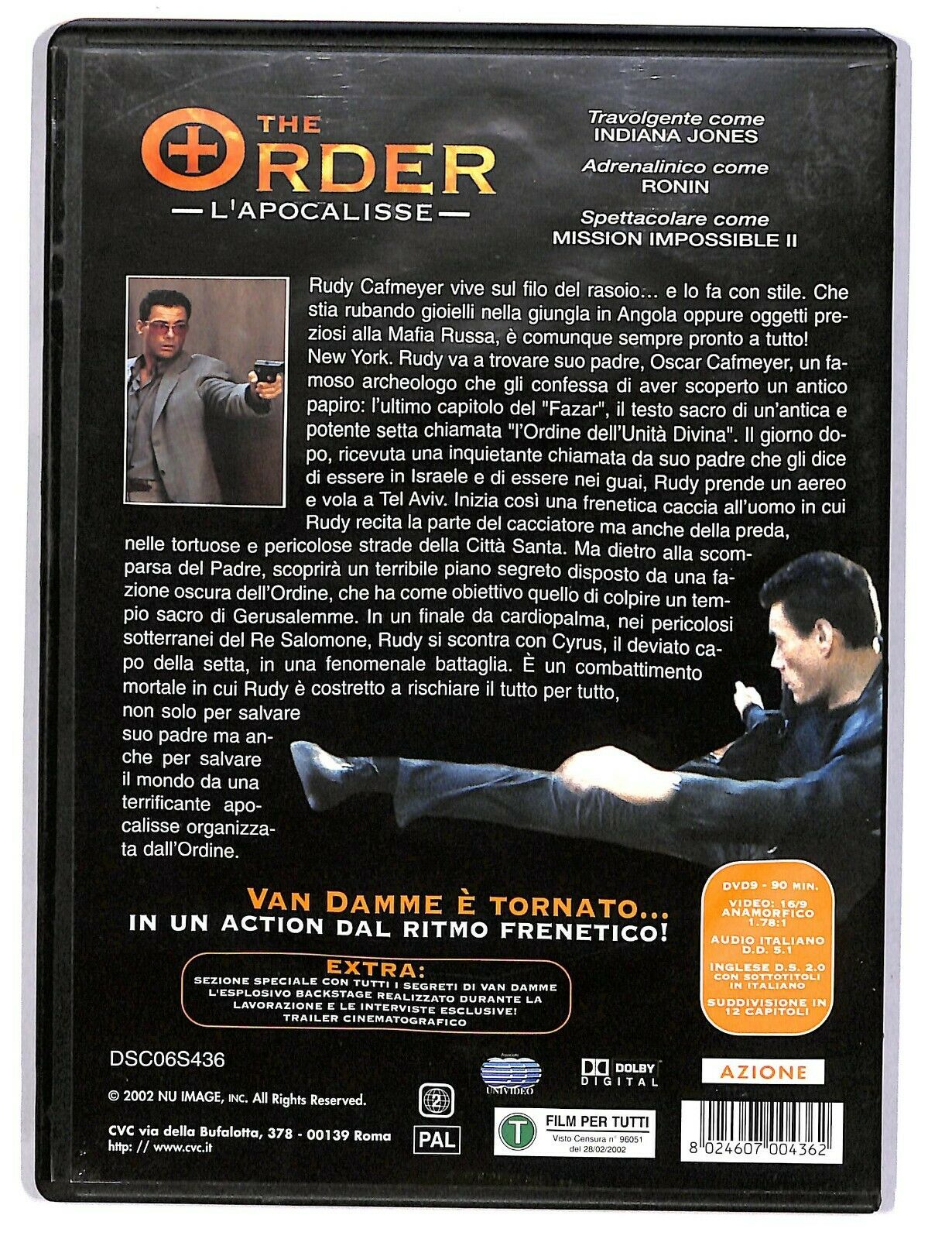 EBOND The Order - L'apocalisse Con Van Damme DVD D590804