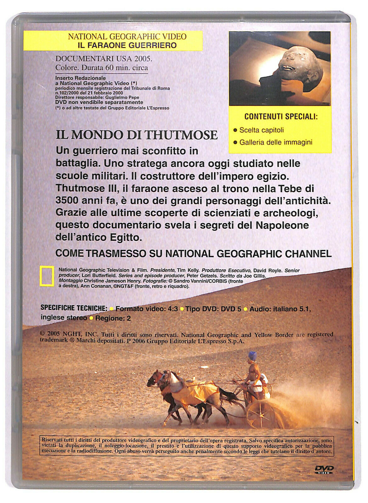 EBOND Il Faraone Guerriero - National Geographic Vol.35 DVD D590907