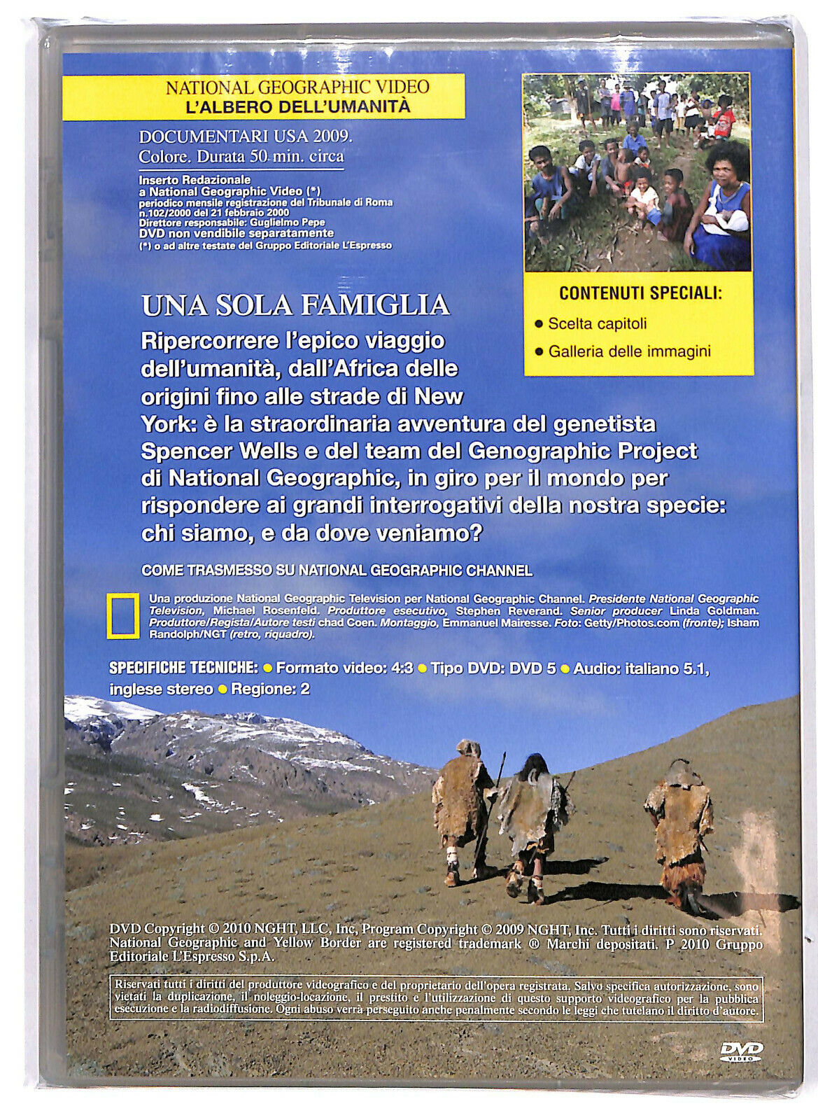 EBOND L'albero Dell'umanita - National Geographic Vol.98 DVD  Editoriale D590912