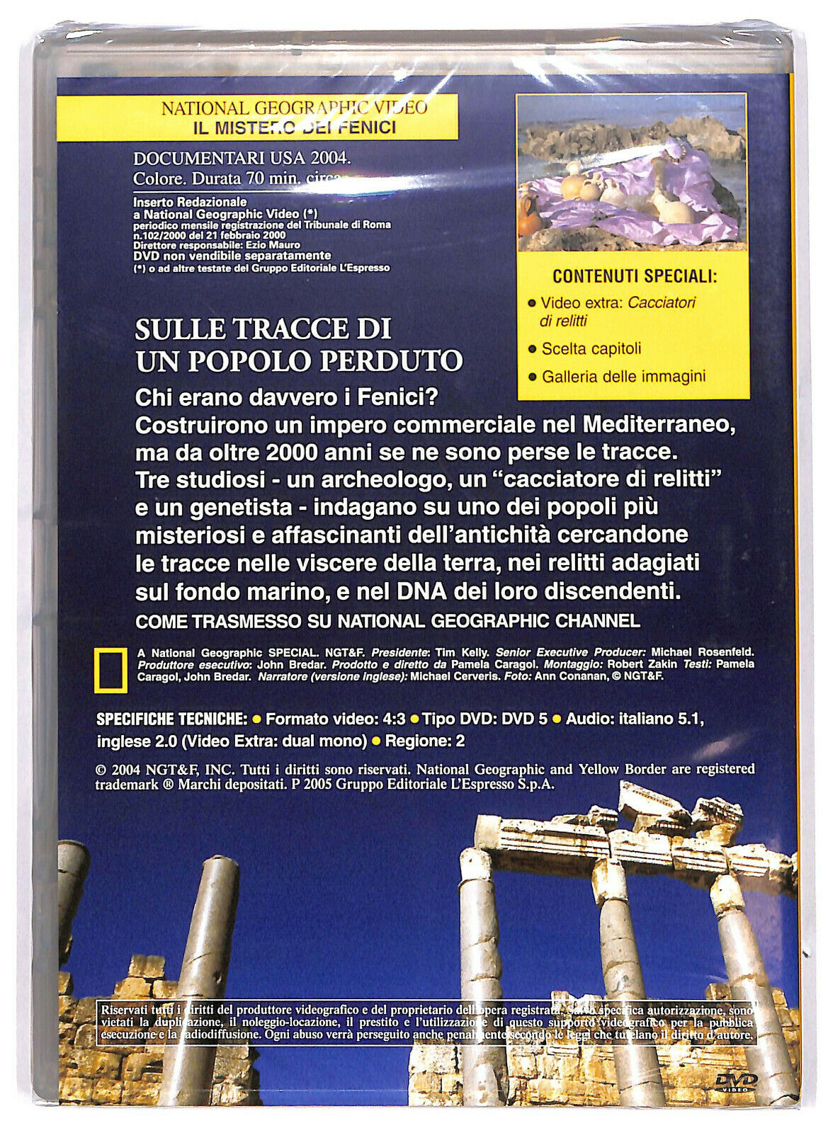 EBOND Il Mistero Dei Fenici National Geographic Vol.28  DVD D590940