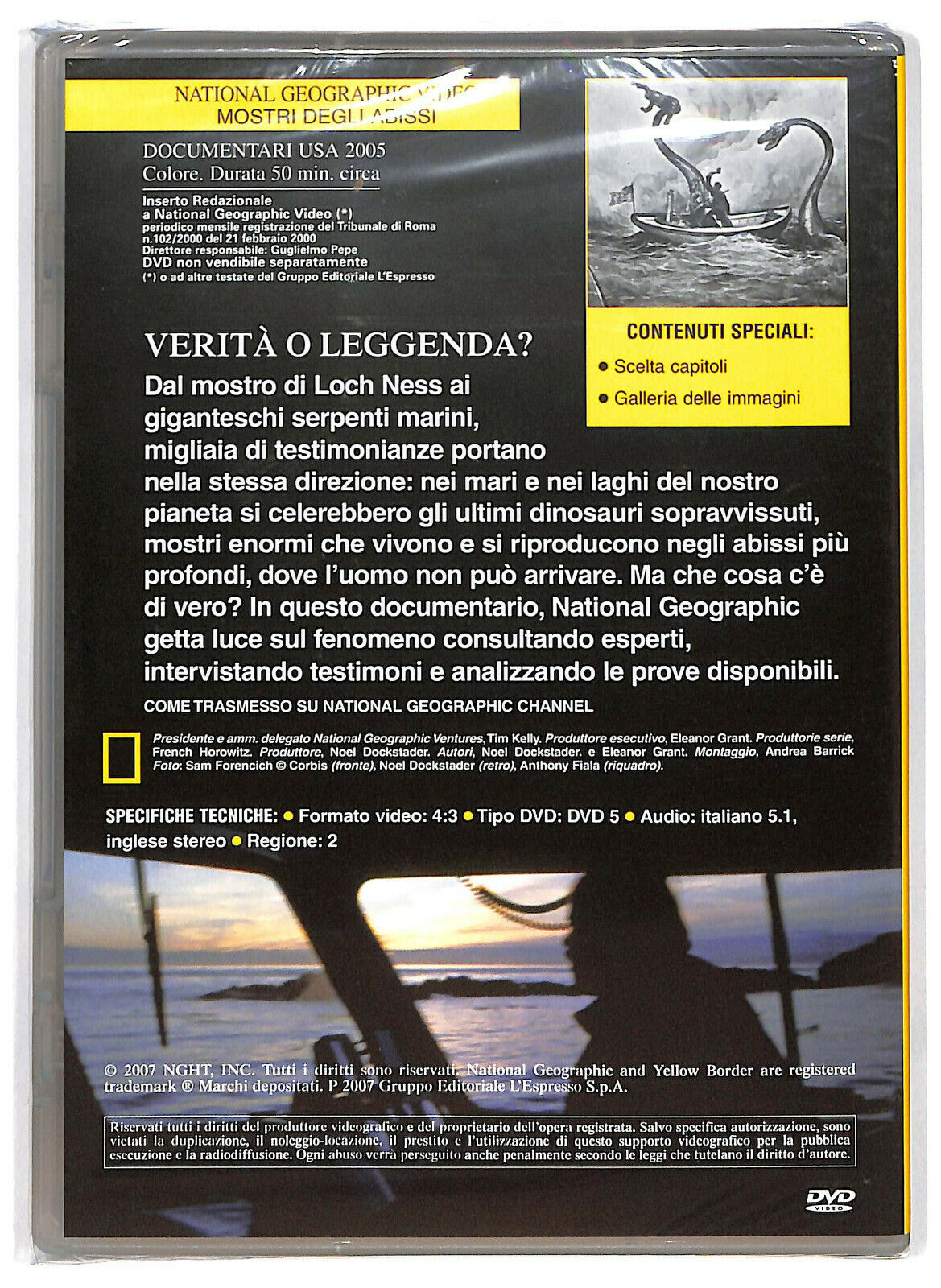 EBOND Mostri Degli Abissi. Is It Real? National Geographic Vol.53 DVD D590961