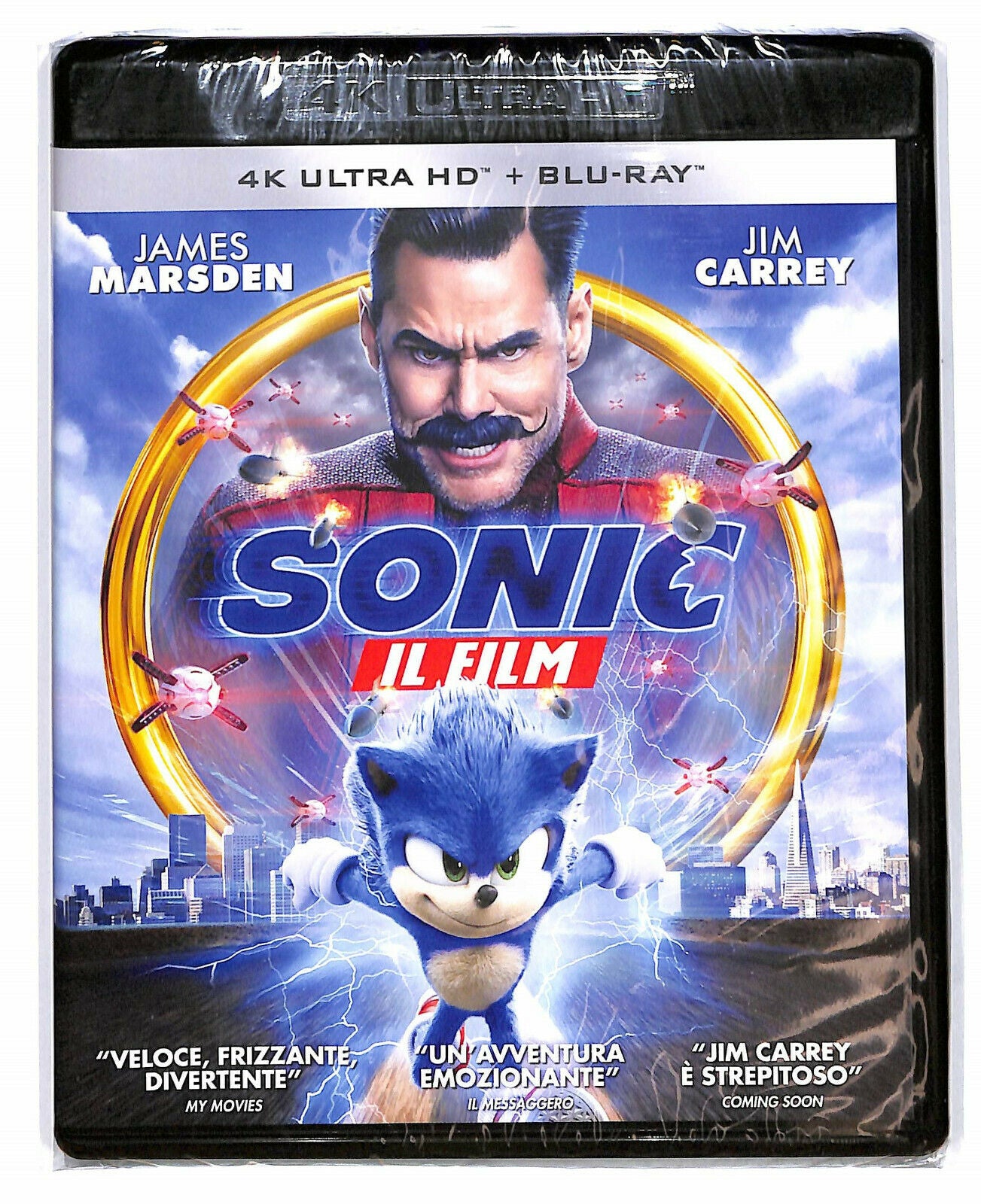 EBOND Sonic - Il Film 4k Ultra Hd + BLURAY D591139