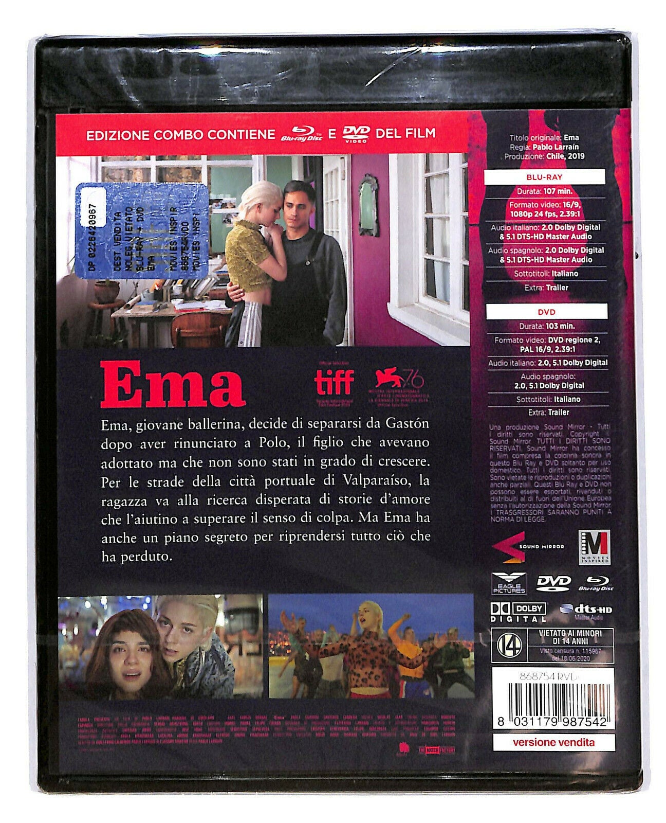 EBOND Ema (film 2019) DVD + BLURAY  BLURAY BLURAY D591326