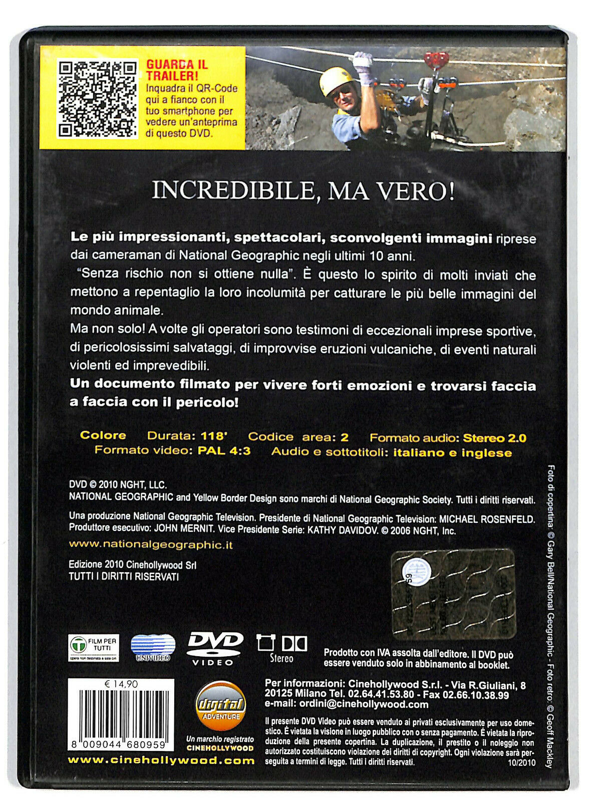 EBOND National Gegraphic Incredibile,ma Vero!  Editoriale DVD D591629