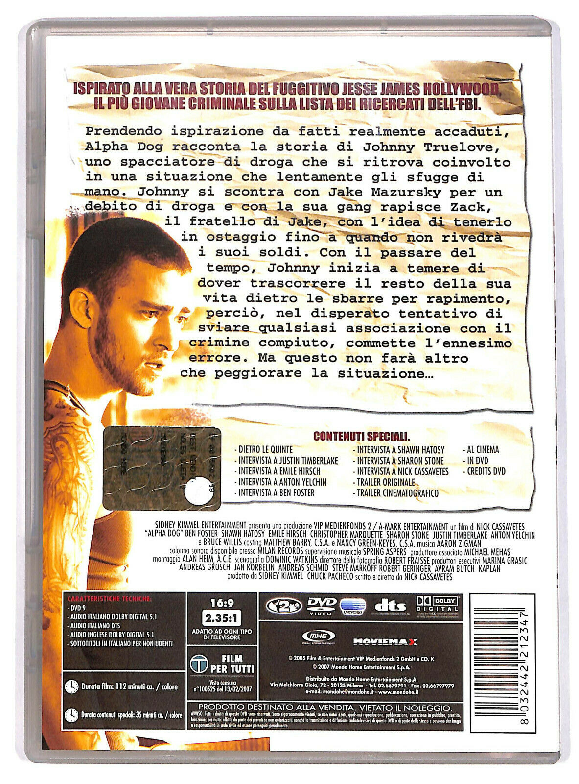 EBOND Alpha Dog   DVD D592564