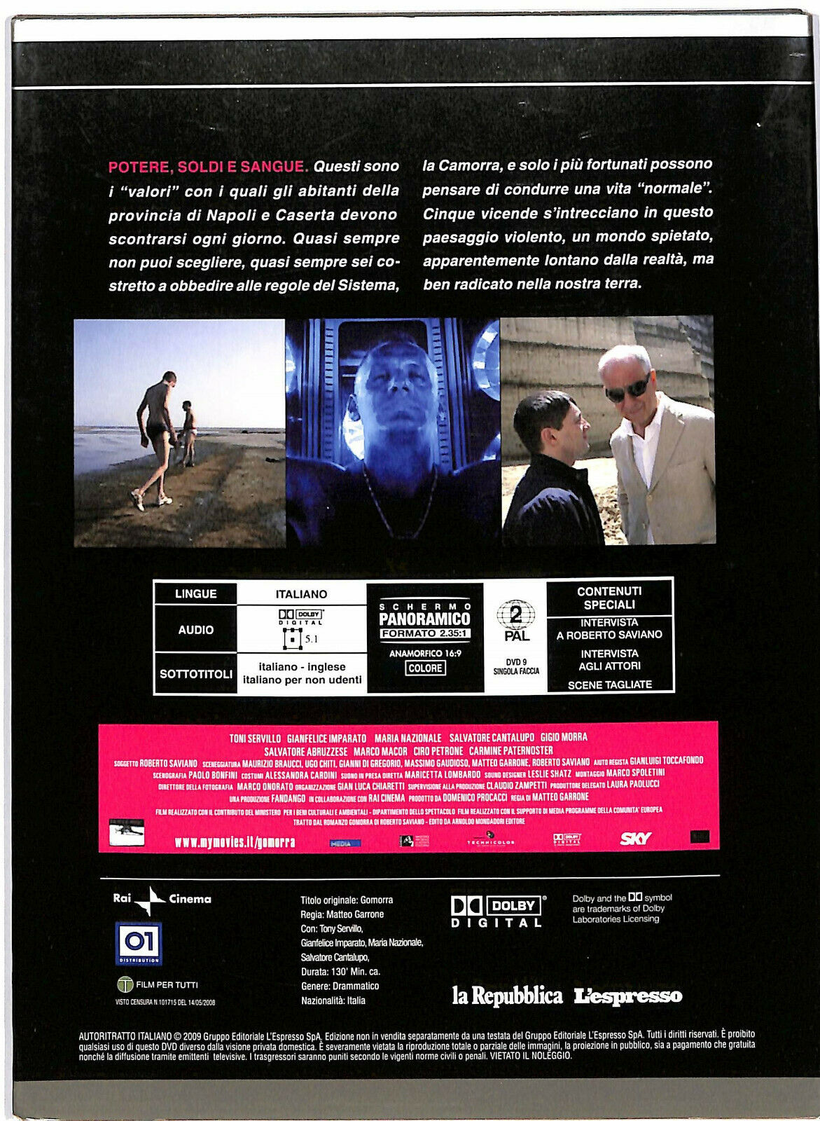 EBOND Gomorra  DVD Editoriale Digipack D592758